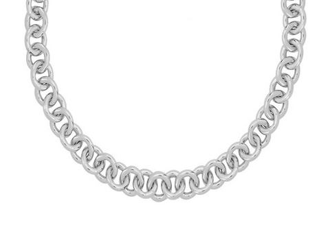 Silberne Ti Sento Charm Kette bis 45 cm, 5,5 mm dick, elegant und vielseitig, geeignet für verschiedene Anhänger und stilvolle Looks. Ideal für jeden Anlass.