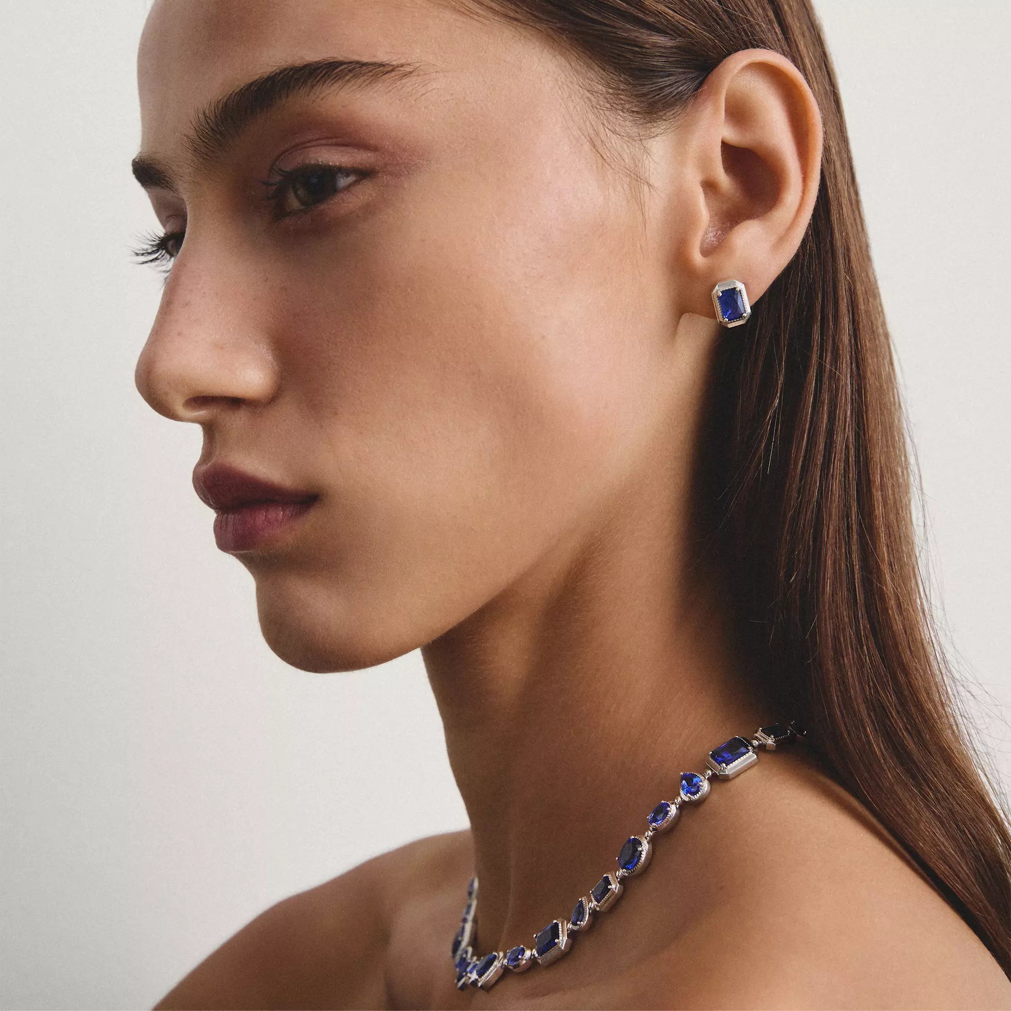 Thomas Sabo ELYNDRA - Ohrstecker - Sterling Silber recy. & Nano-Kristall - blau – Ansicht 5