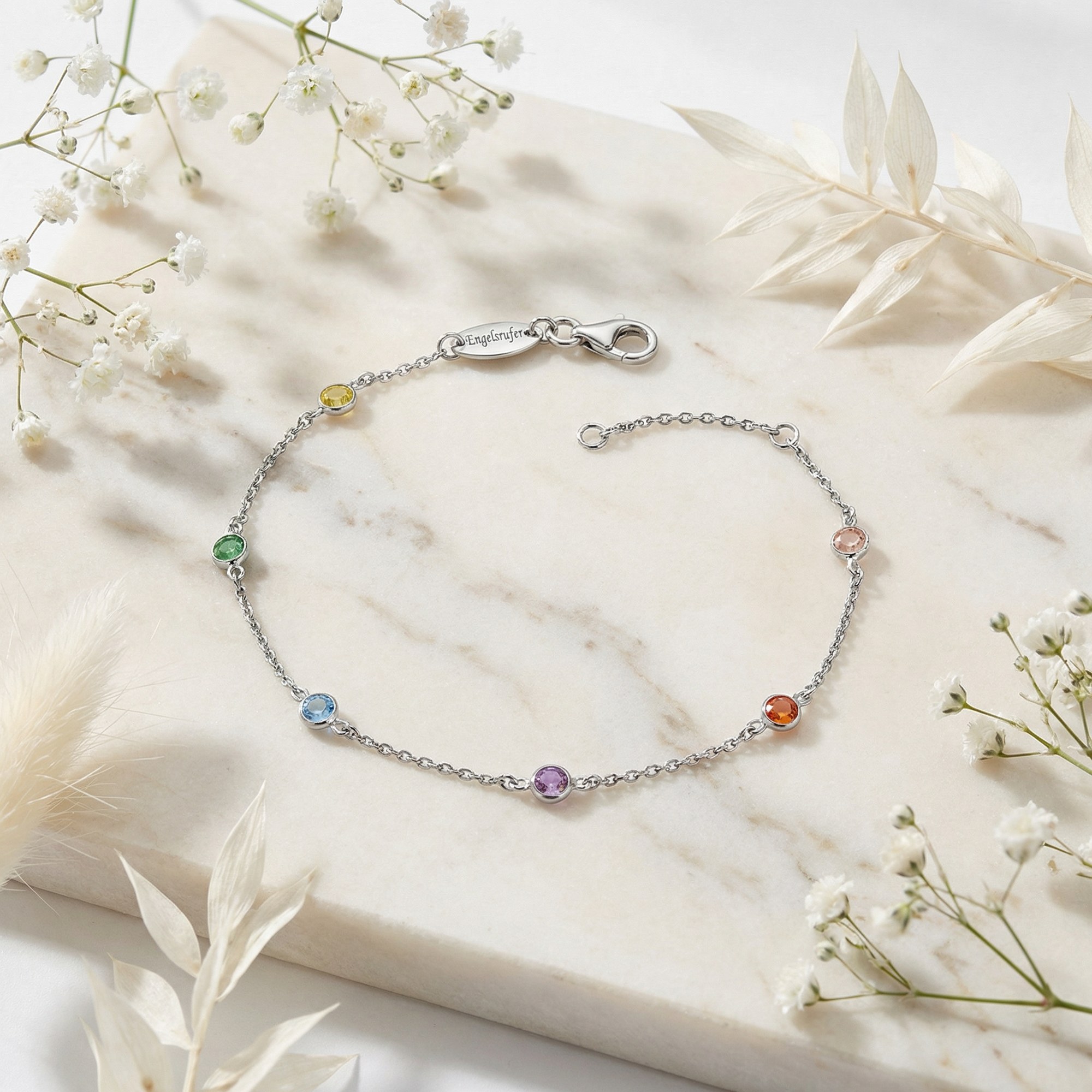Engelsrufer ERB-LILMOON-ZIM MOON Armband Moonlight mit Zirkonia Multicolor - Silber rhodiniert 17 cm – Ansicht 3