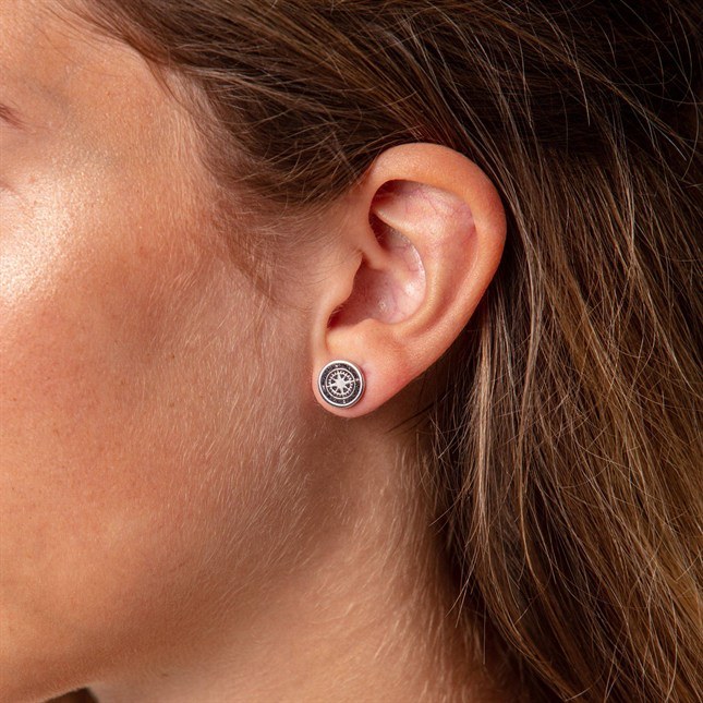 DUR Ohrring Kompass - O5040 - Sterling Silber – Ansicht 2