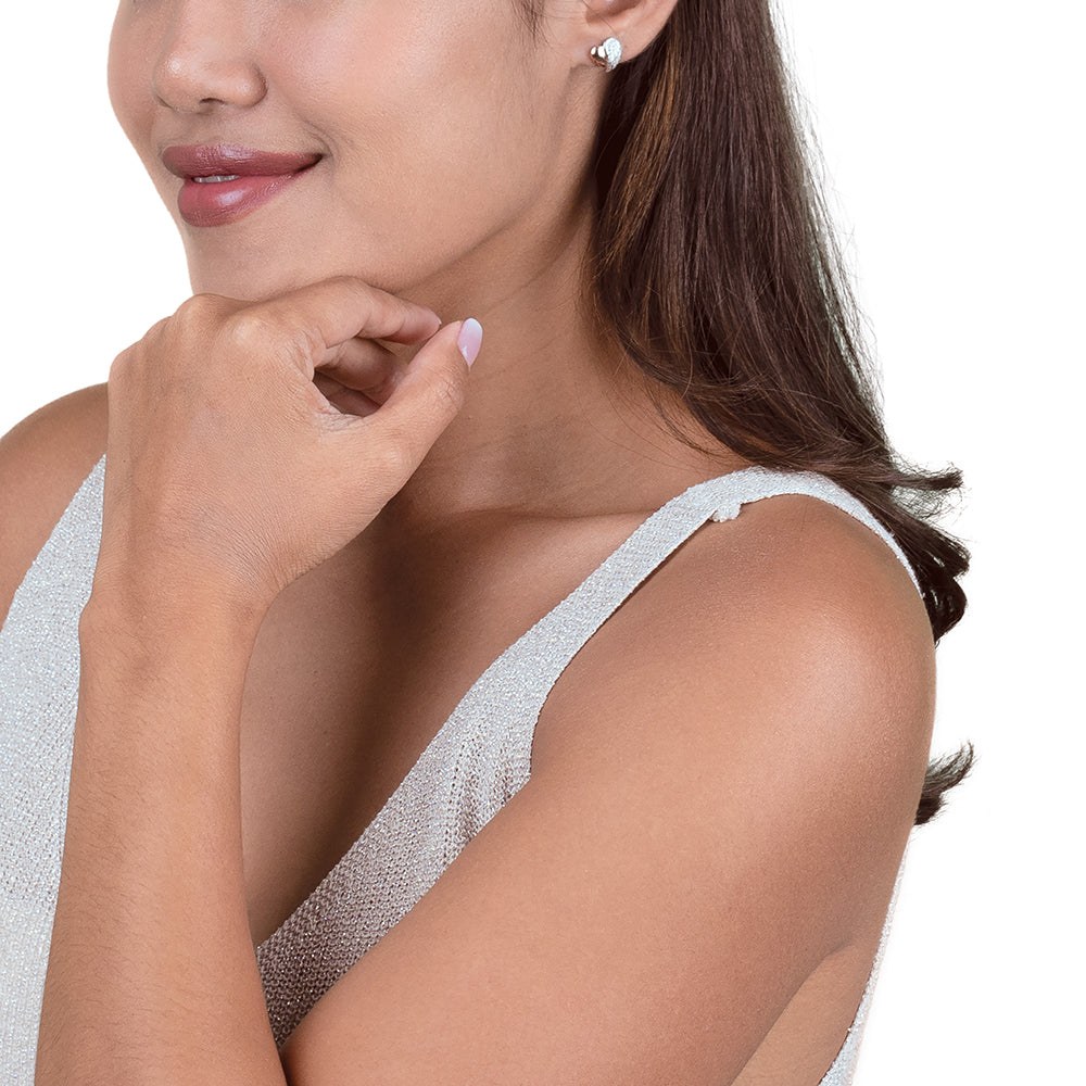 Engelsrufer LILHEARTWING Ohrstecker Herzflügel mit Zirkonia - Silber rhodiniert – Ansicht 4
