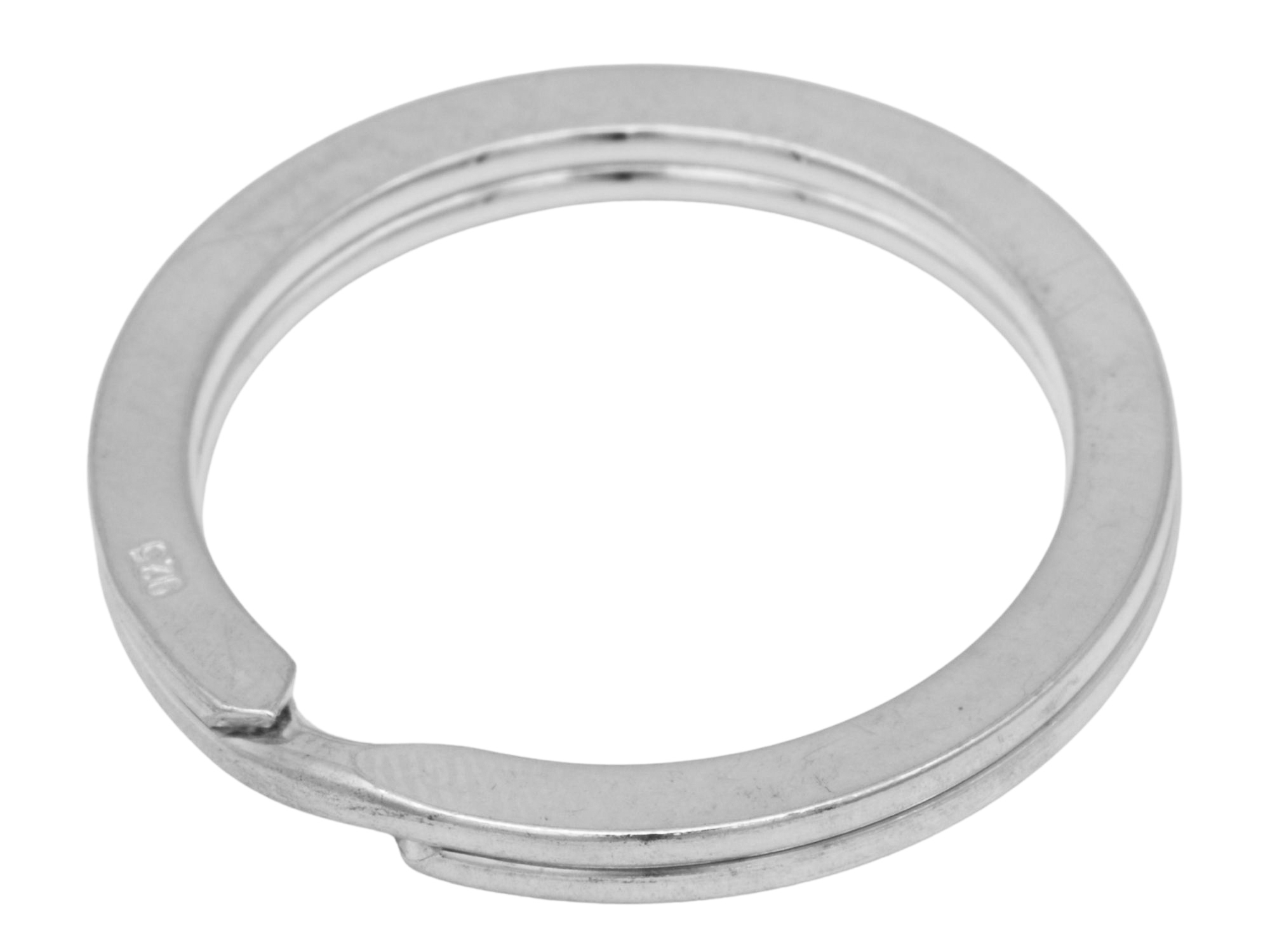 Schlüsselring Spaltring - Sterling Silber 925 - poliert