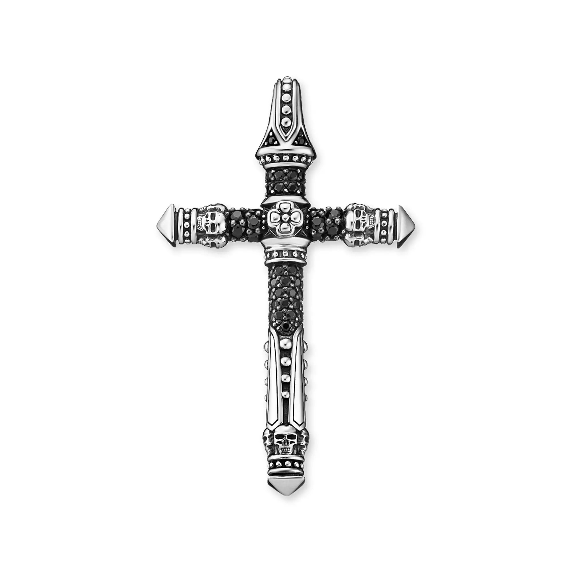 Thomas Sabo Anhänger Kreuz – Silber – Zirkonia – Ansicht 2