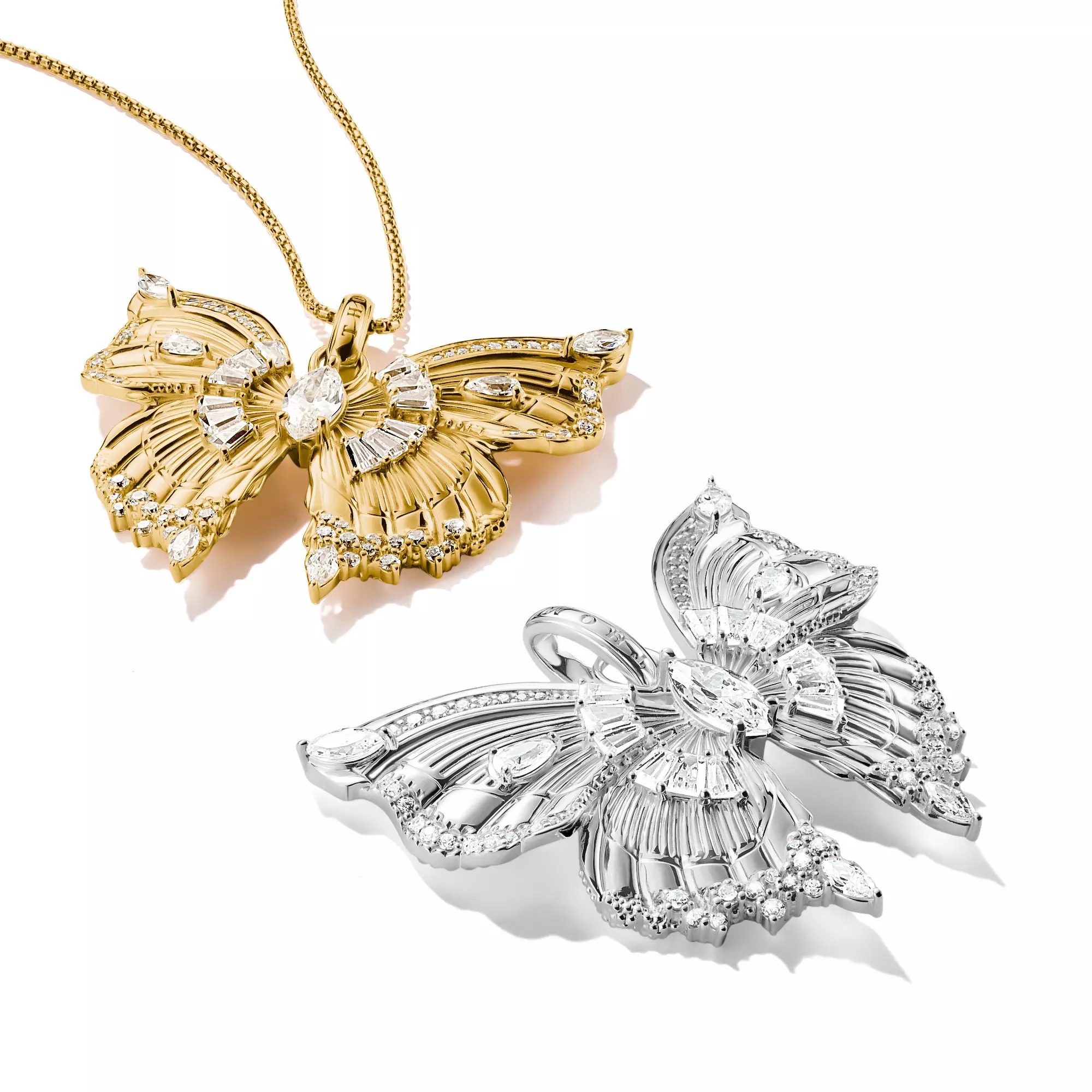 Thomas Sabo Anhänger - Butterfly - Schmetterling - Blooming Skies - Silber vergoldet – Ansicht 4