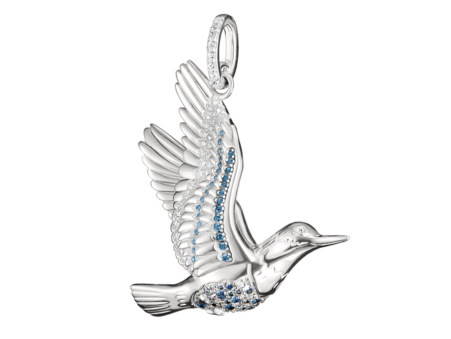 Thomas Sabo ELYNDRA PE1009-166-7 - Anhänger - Sterling Silber recy. & Nano-Kristall & Zirkonia