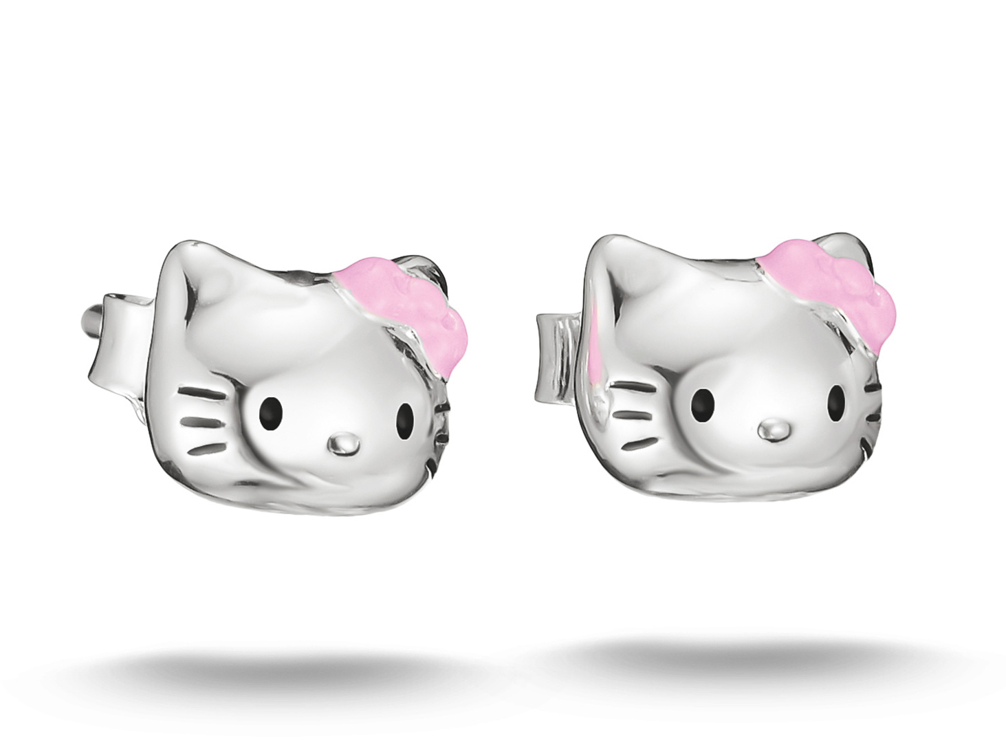 Thomas Sabo Hello Kitty H2365-M06-7 - Ohrstecker - versilbert & Emaille