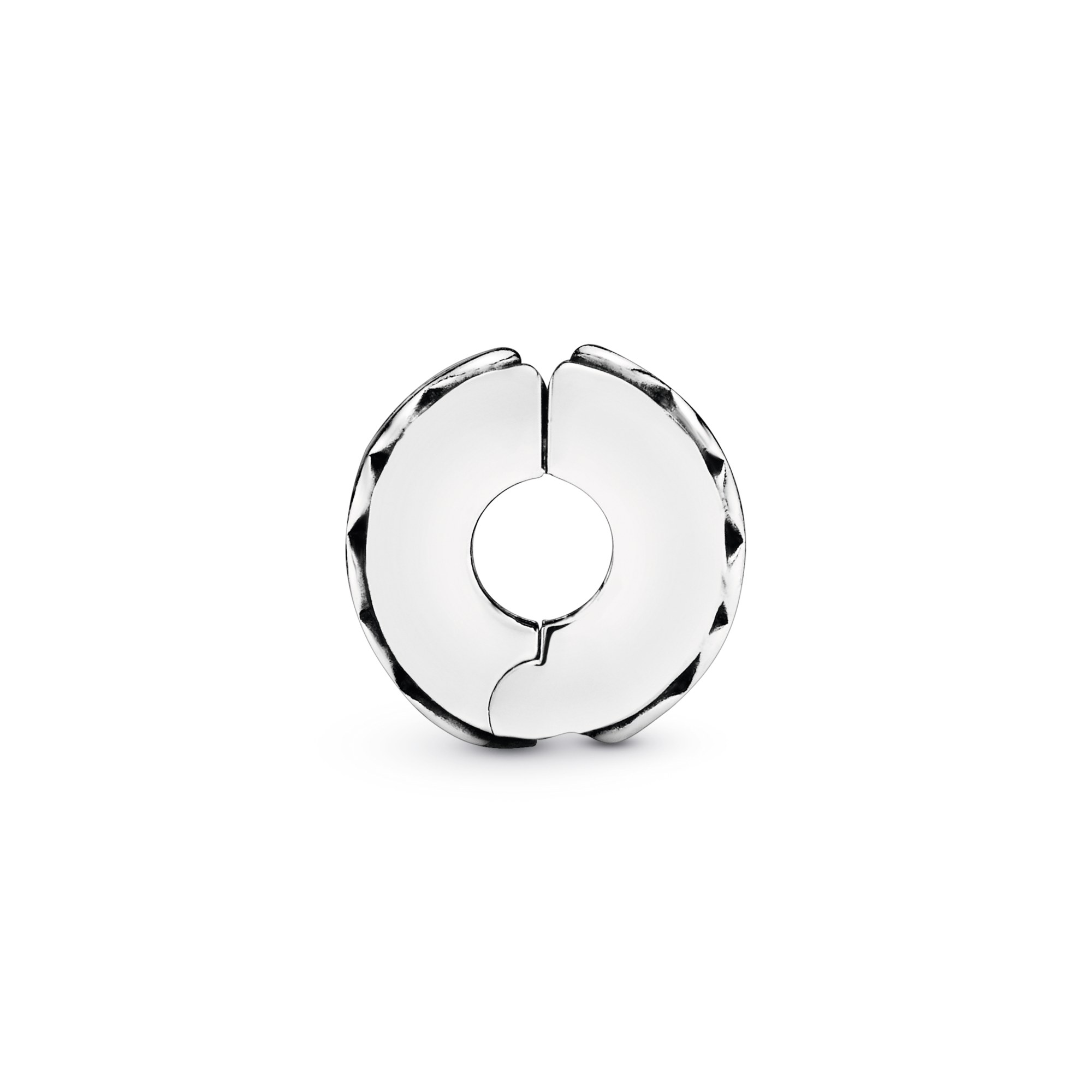 PANDORA Gereihte Herzen - Silber Charm Clip – Ansicht 3