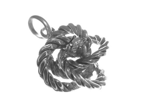 45131-0 Gold Anhänger aus Gold 585 mit einem Diamanten von 0,025 ct in Weißgold, gefertigt von Juwelier Harnisch, elegant und detailreich gestaltet.