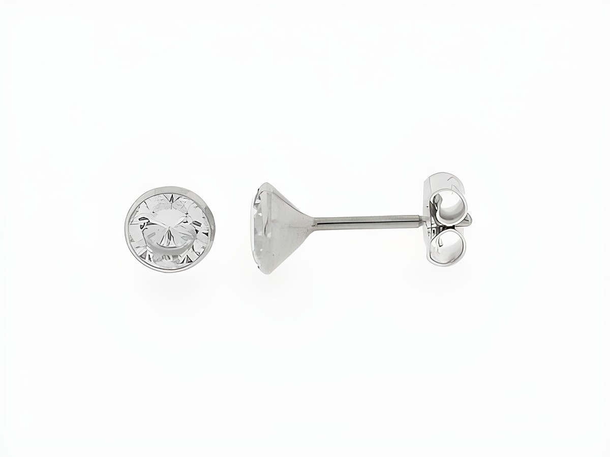 Silber Ohrringe - Kelch - Silber - 5,2 mm - Zirkonia - Stecker, Hersteller: Juwelier Harnisch, Zirkonia. Elegante Silberstecker mit funkelnden Zirkonia-Steinen für jeden Anlass.