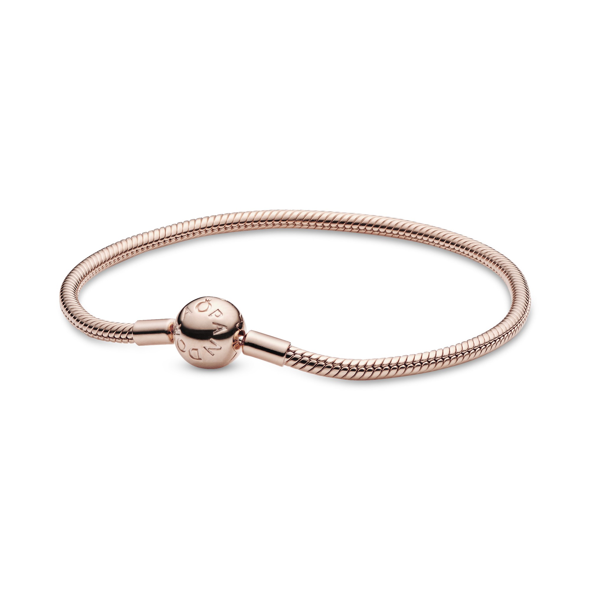 PANDORA Armband mit Kugelverschluss, glatt PANDORA Rose