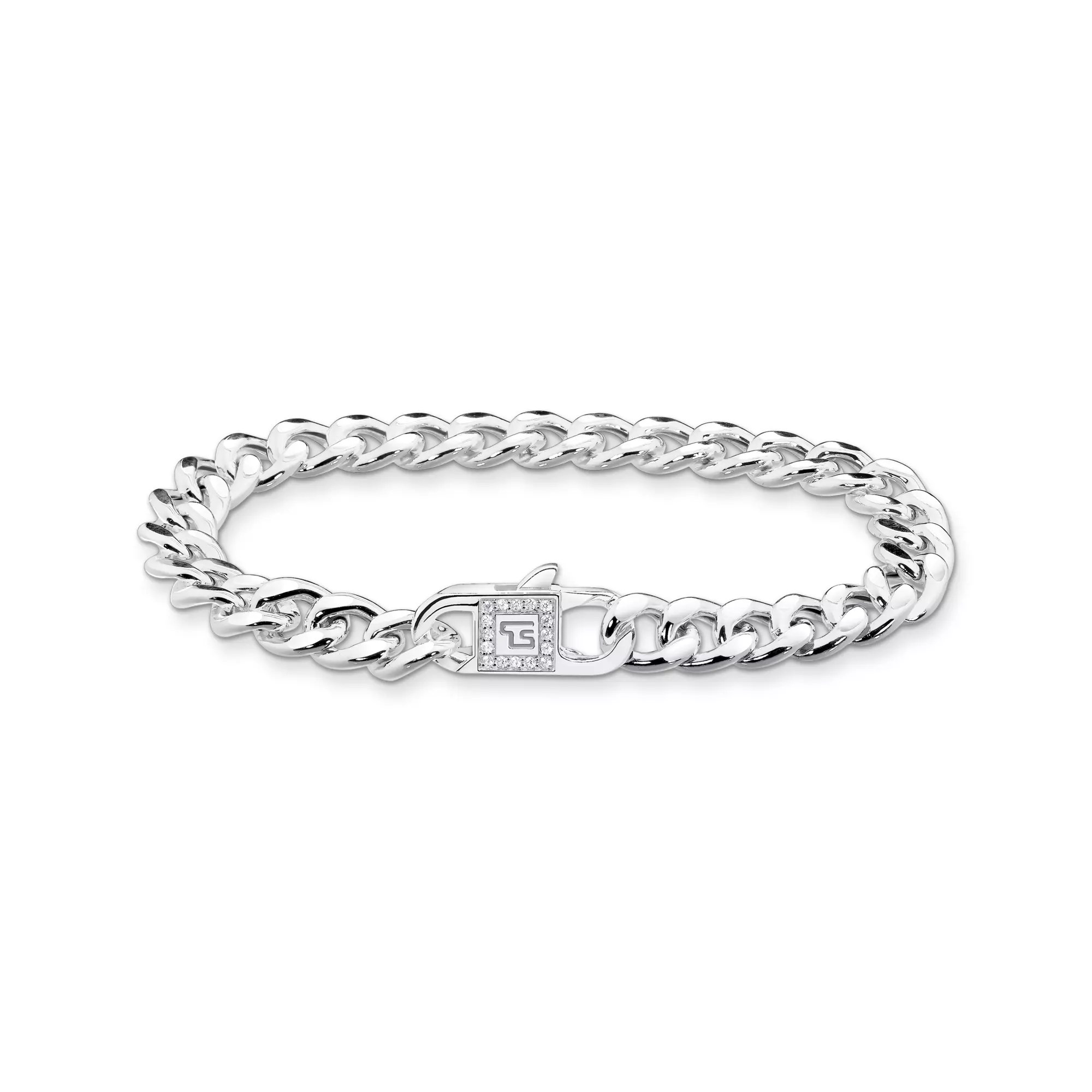 Thomas Sabo Armband Sterling Silber + Zirkonia weiß - 16 cm