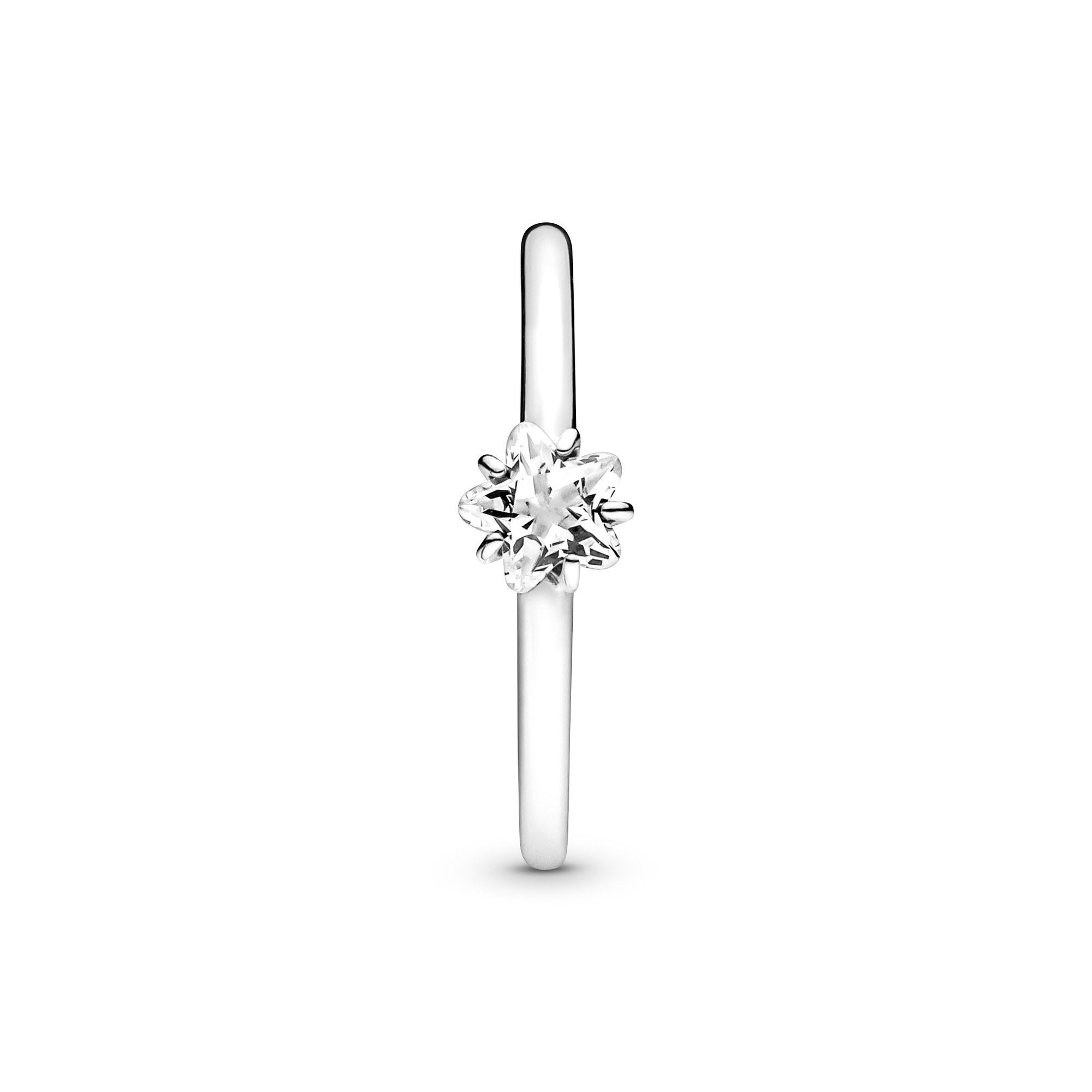 Pandora Ring - Himmlischer funkelnder Stern Solitaire - Sterling Silber - Zirkonia - klar Ansicht 3 – Ansicht 3