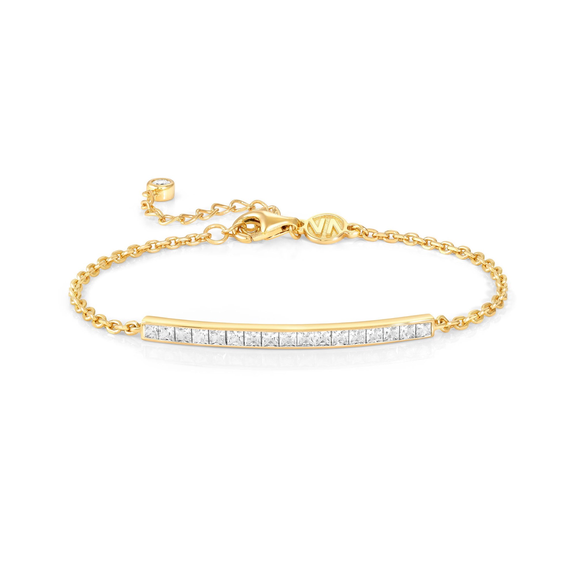 Nomination Carismatica Armband - Gelbgold vergoldet - Zirkonia Weiß - 15 - 19 cm