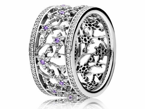 PANDORA 190991ACZ-52 - Vergissmeinnicht - Silber - Ring - Zirkonia - Gr. 52
