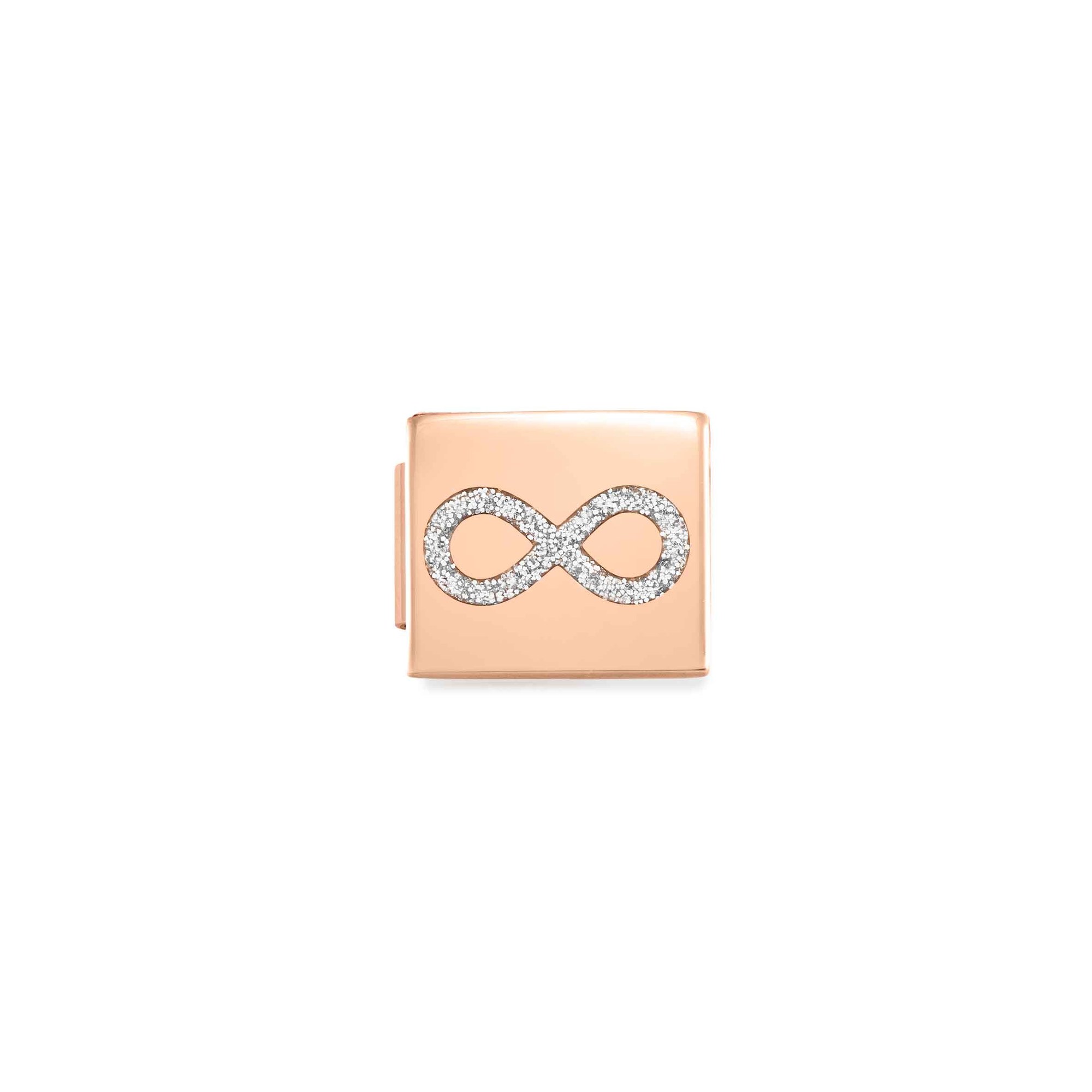 Nomination Classic GLAM Link Edelstahl mit Emaille Roségold - Infinity - Unendlichkeit