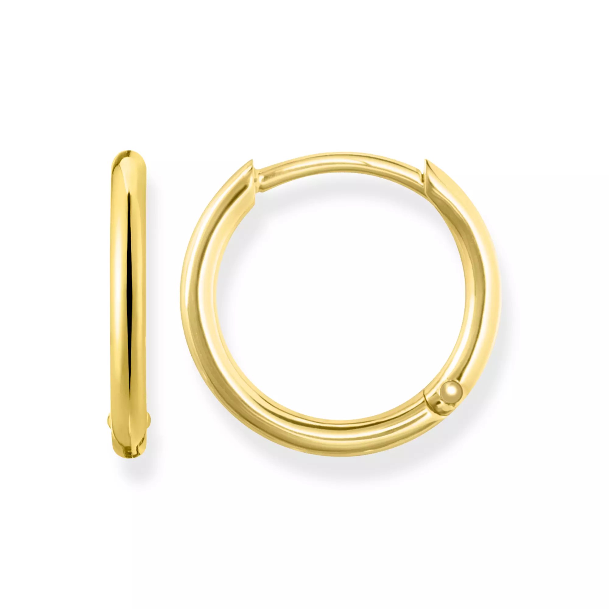 Thomas Sabo Creolen -Klein- vergoldet - 1,5 cm