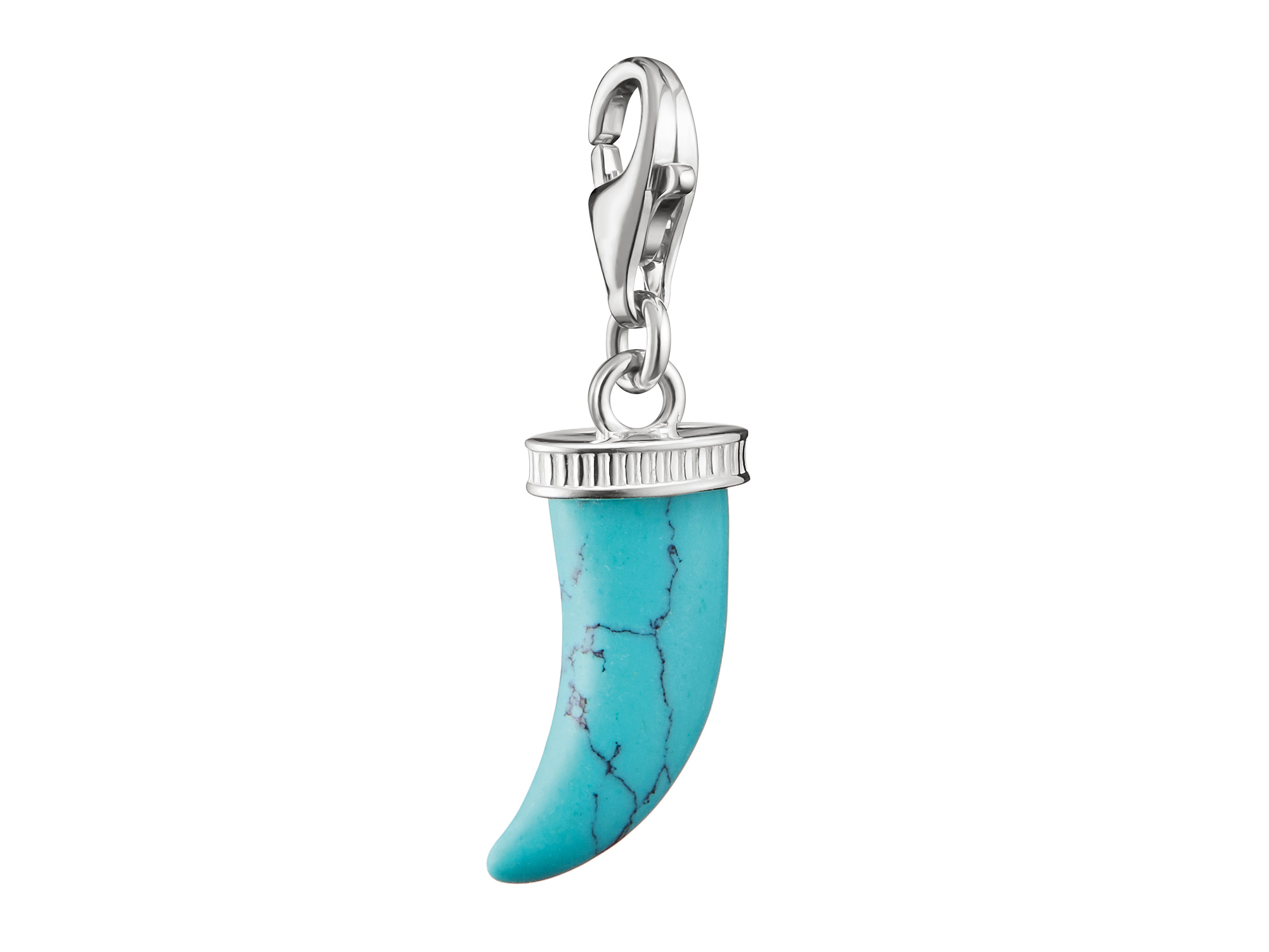 Thomas Sabo Connect - 2235-404-17 Good Luck Rodeo Zahn-Charm imitierter Türkis - Silber & imit. Türkis - Türkis - Charm mit Öse