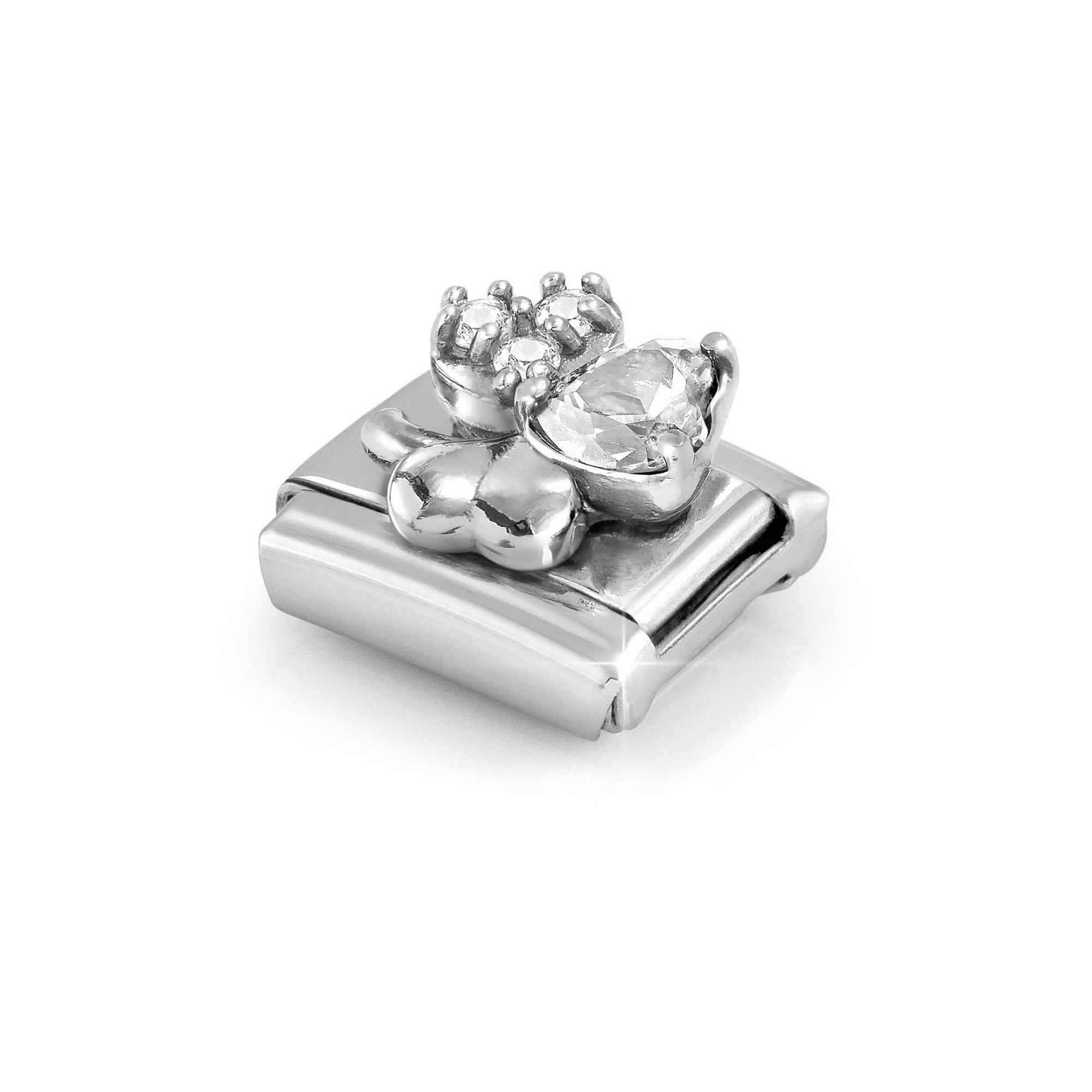 Nomination Classic Sterling Silber charm - Kleeblatt - Zirkonia – Ansicht 5