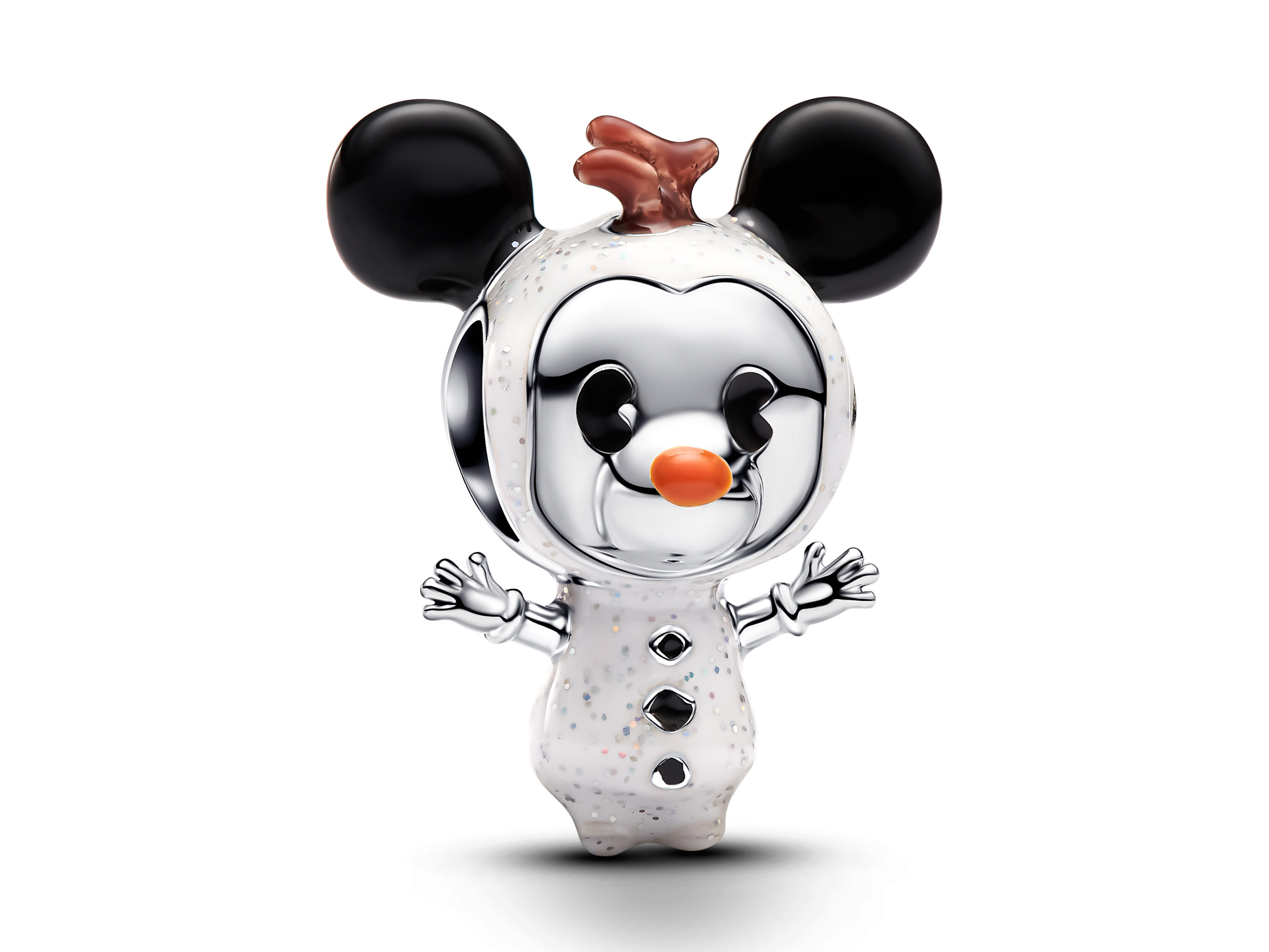 Pandora 794764C01 - Disney Micky Maus trifft Olaf Charm - Sterling Silber - Emaille