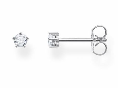 Silberne Ohrstecker aus der Thomas Sabo Charming Collection H2135-051-14 mit klarem Zirkonia, elegant und zeitlos, ideal für jeden Anlass.