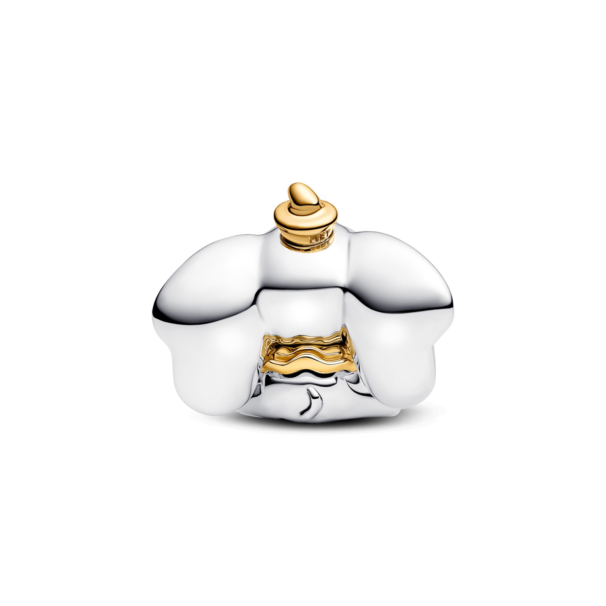 Pandora Disney Dumbo Charm - Sterling Silber & Gelbgold Vergoldung - Emaille Pink – Ansicht 2