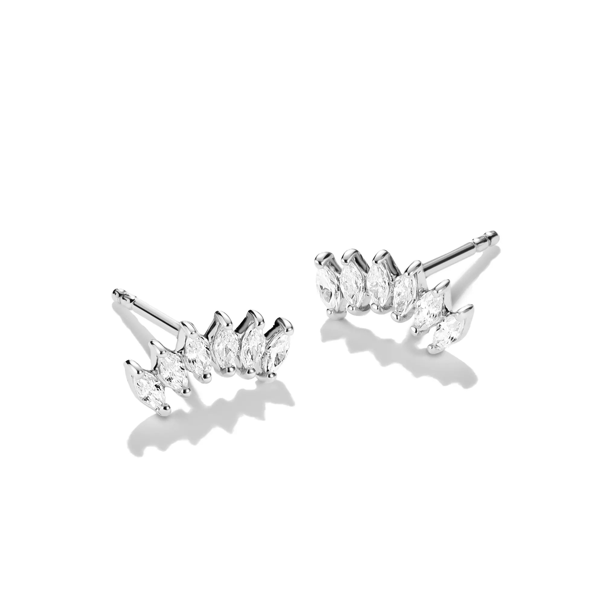 Thomas Sabo Ohrstecker mit weißem Zirkonia – Silber – 5,2 mm breit – Ansicht 2