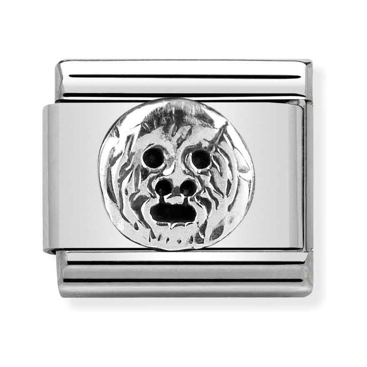 Nomination Composable Classic Charm Mund der Wahrheit - Edelstahl, Sterling Silber