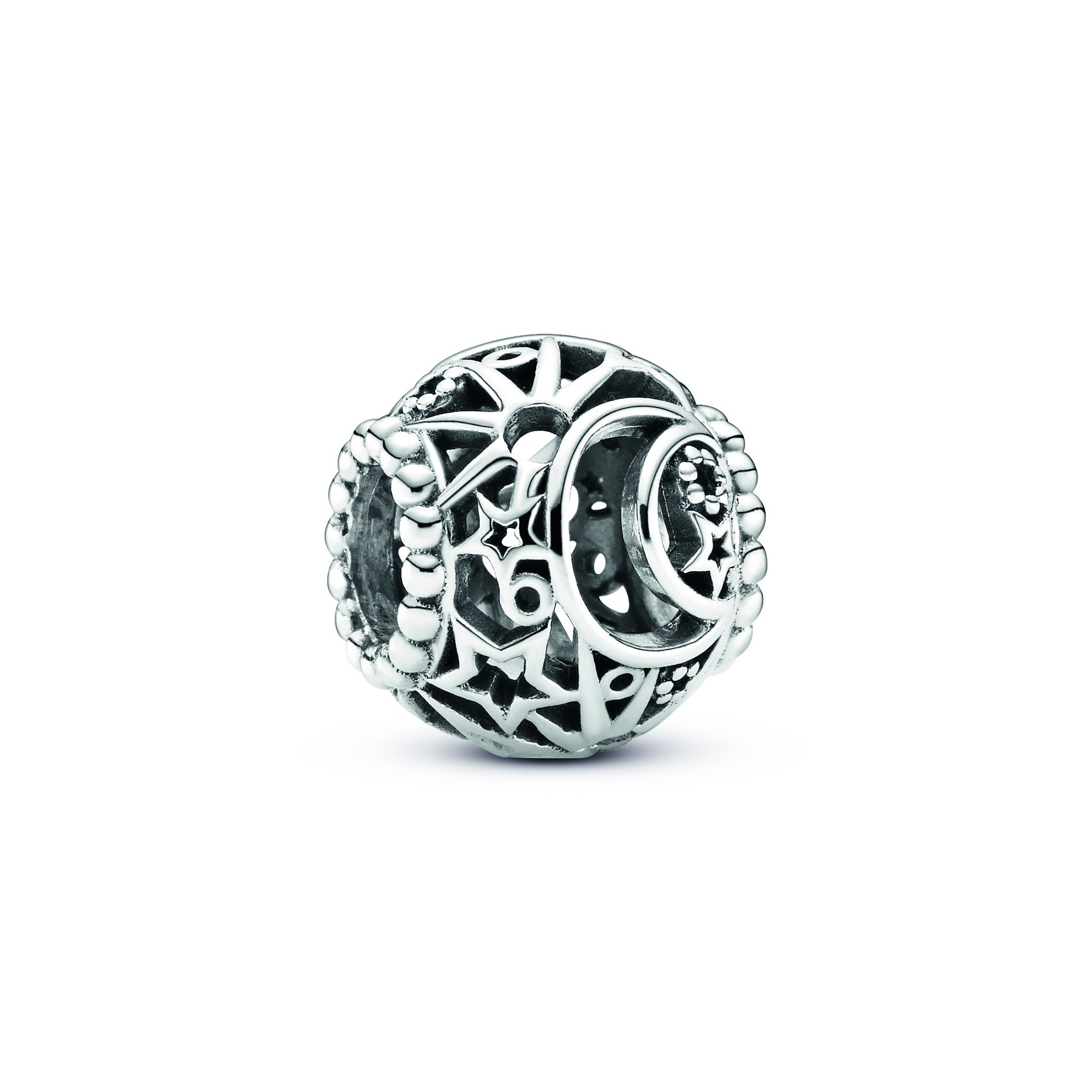 Pandora Passions - Charm - Durchbrochene Sonne - Sterne & Mond - Silber
