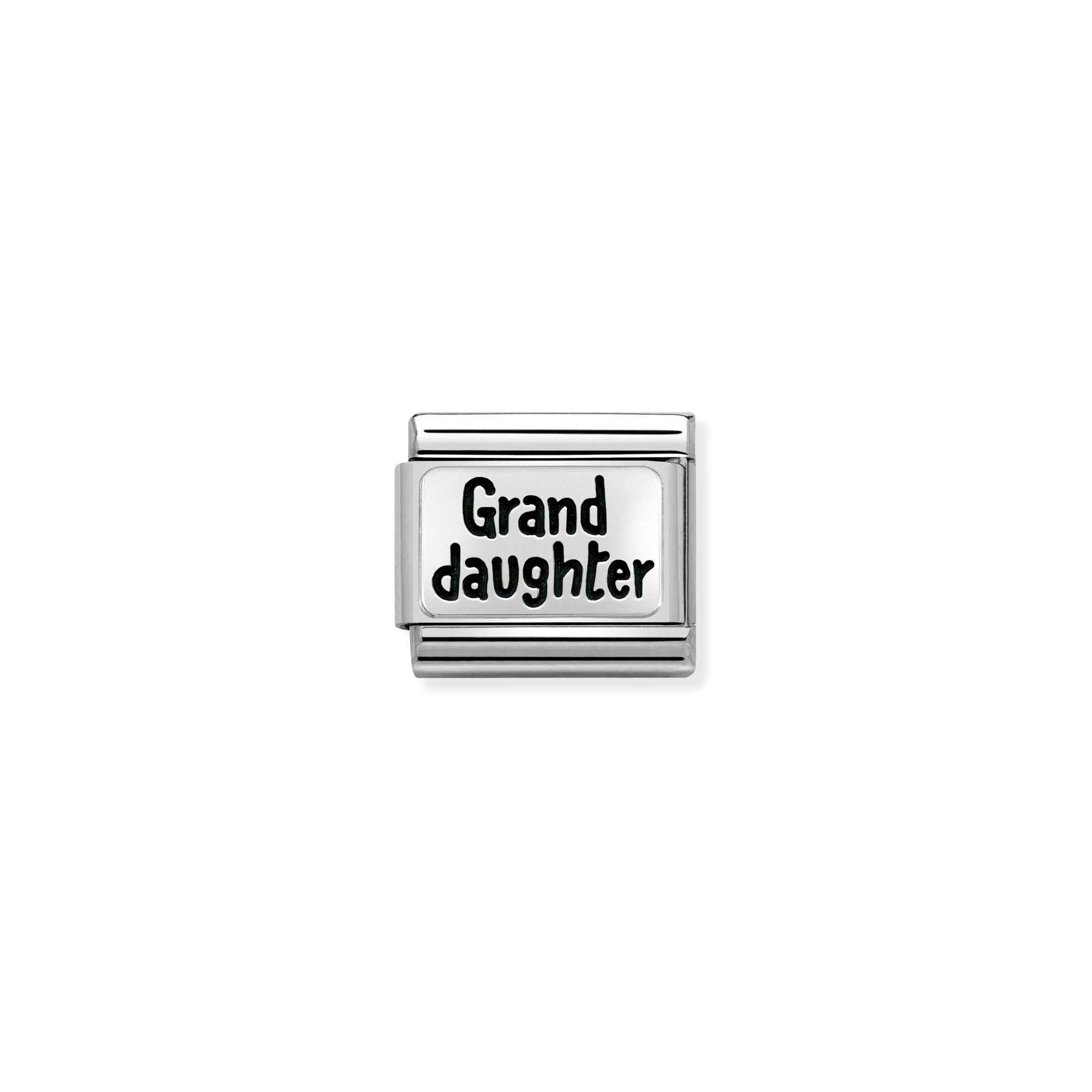 Nomination Composable Classic Charm Grand Daughter - Edelstahl, Sterling Silber
