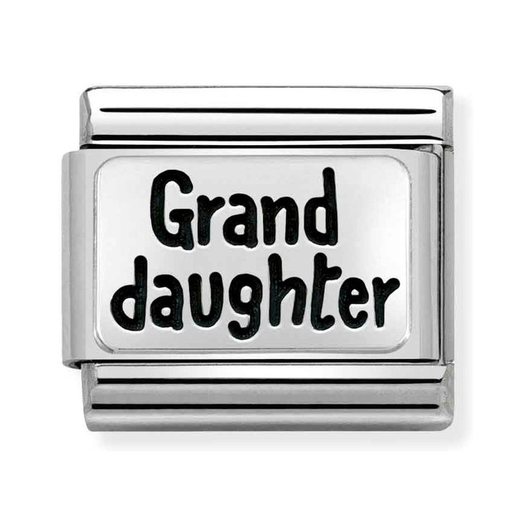 Nomination Composable Classic Charm Grand Daughter - Edelstahl, Sterling Silber