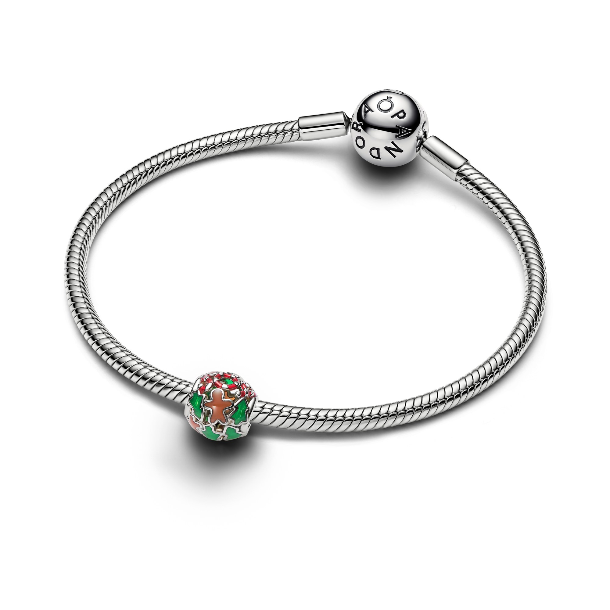 Pandora Moments - Charm Festtagsfreude - platiniert - durchbrochen – Ansicht 3