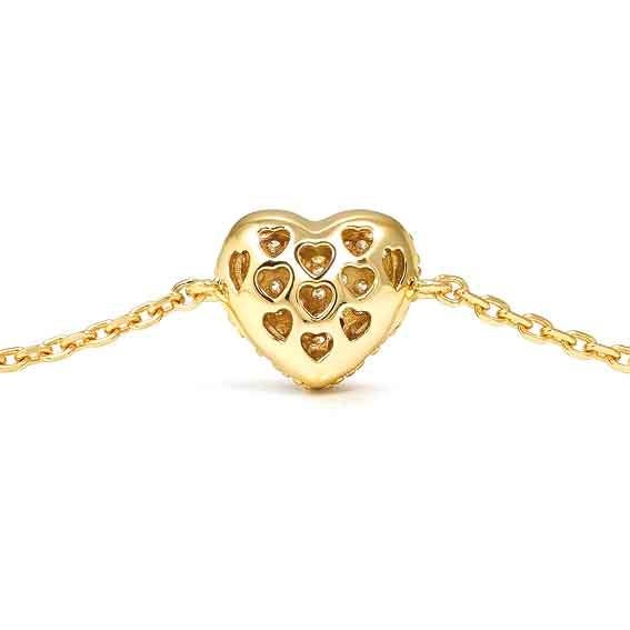 Nomination LIFEPOETRY Armband aus Sterling Silber & Zirkonia - Herz - vergoldet – Ansicht 4