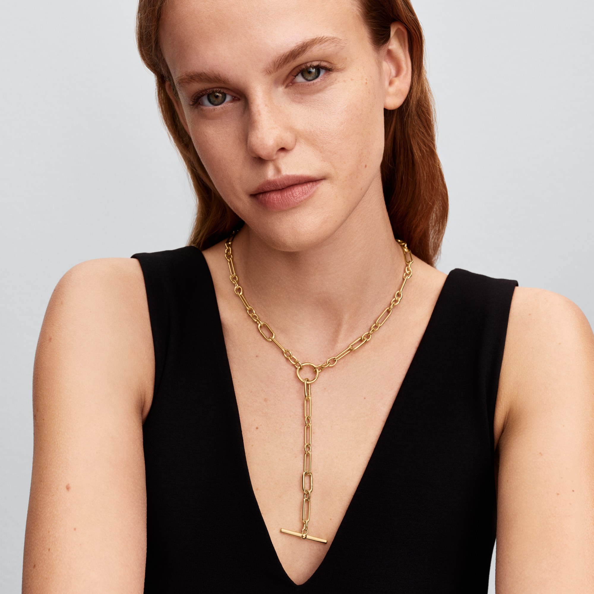 Pandora ME - Y-Gliederhalskette - Gelbgold Vergoldung - 45 cm – Ansicht 5
