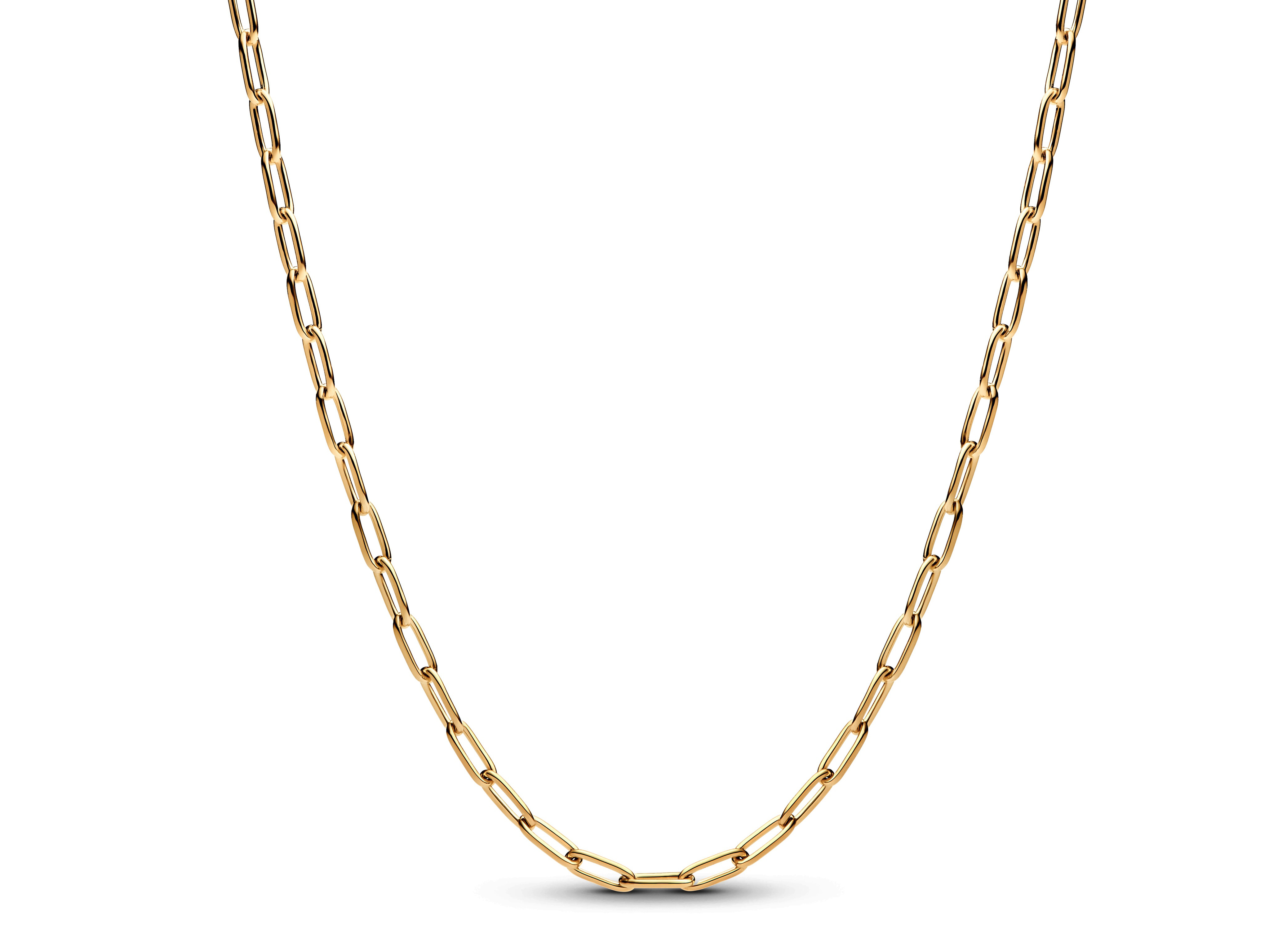 Pandora ME 363416C00-70 - Gelbgold Verg. Gliederhalskette - 70 cm Gliederhalskette aus gelbgold vergoldetem Material von Pandora, Länge 70 cm, stilvolles Design, ideal für jeden Anlass, passend zu verschiedenen Outfits.