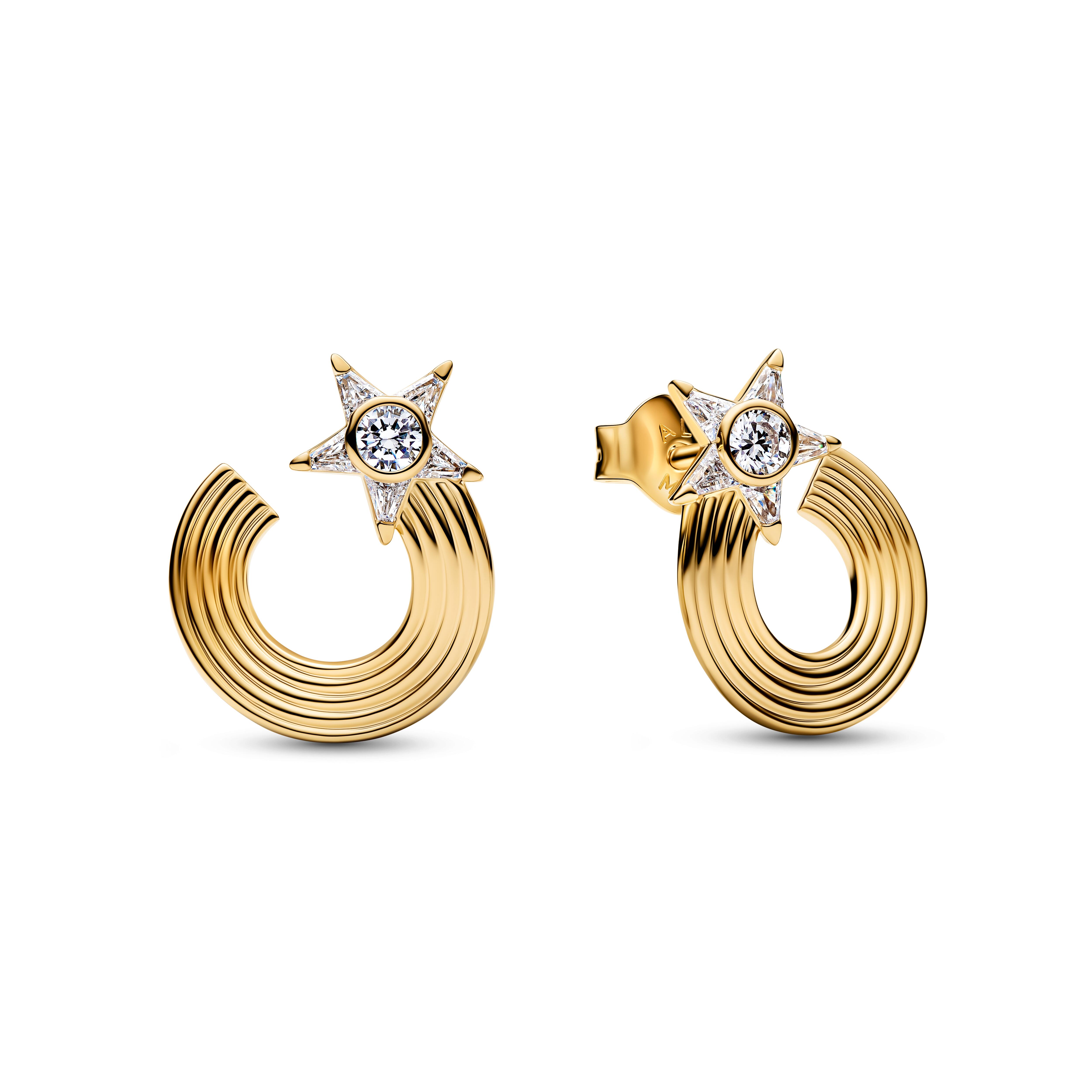 Pandora Timeless - Ohrstecker Sternschnuppe - Gelbgold Vergoldung - 265074C01