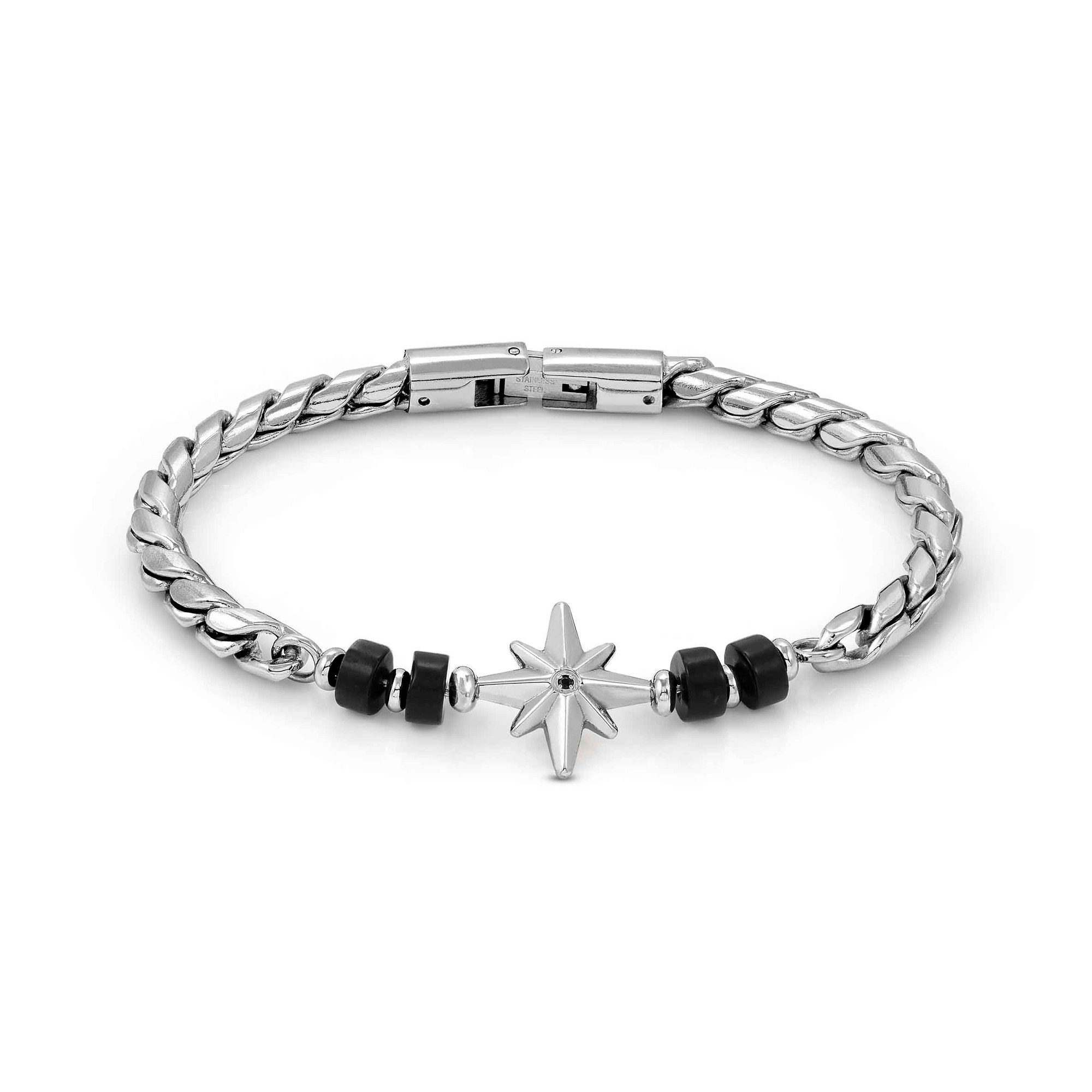 Nomination ATLANTE STONES EDITION Armband - Windrose - schwarzer Achat - 19 - 23 cm – Ansicht 2
