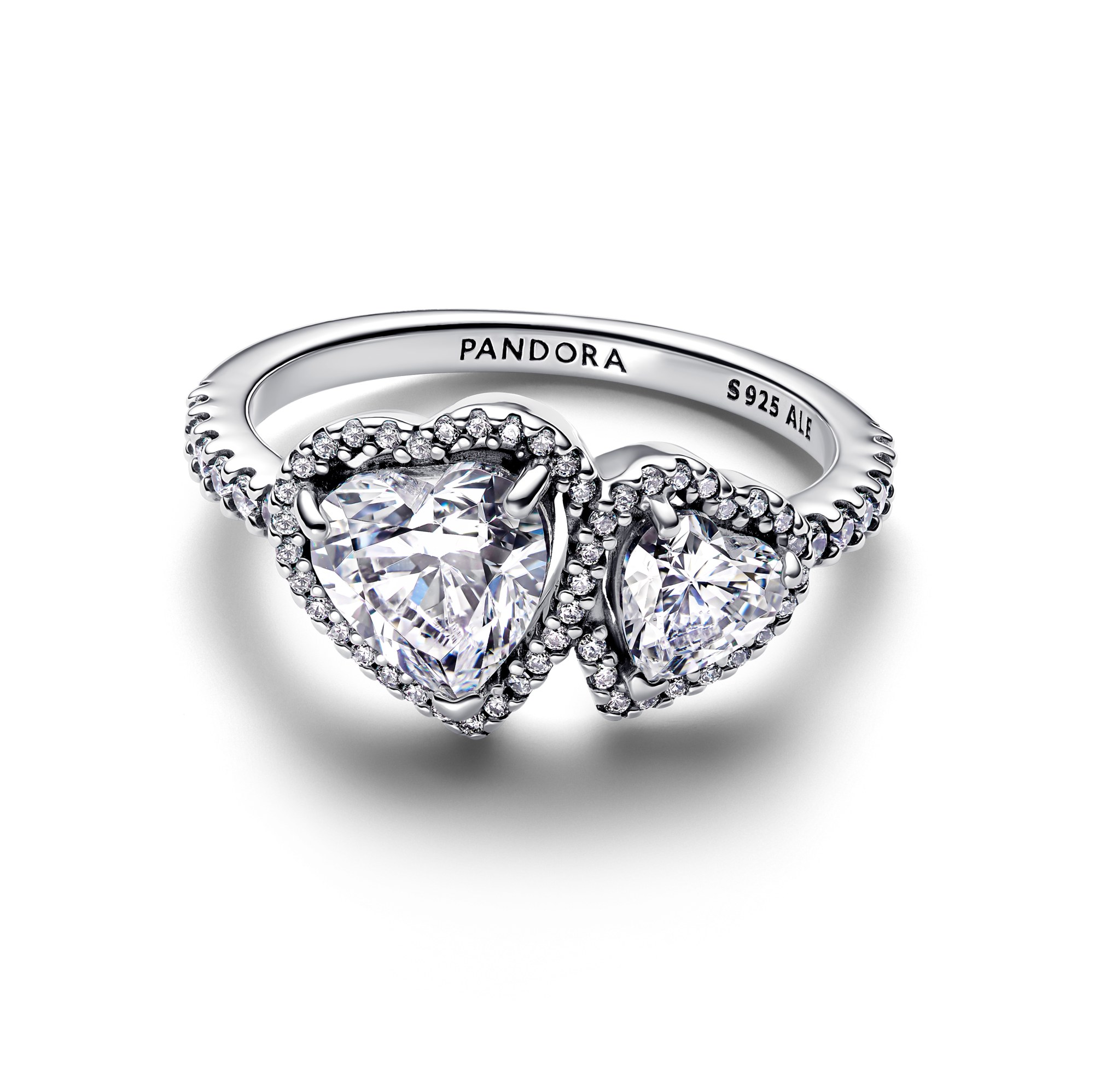 Pandora Herzen Silber Ring & Zirkonia – Ansicht 2