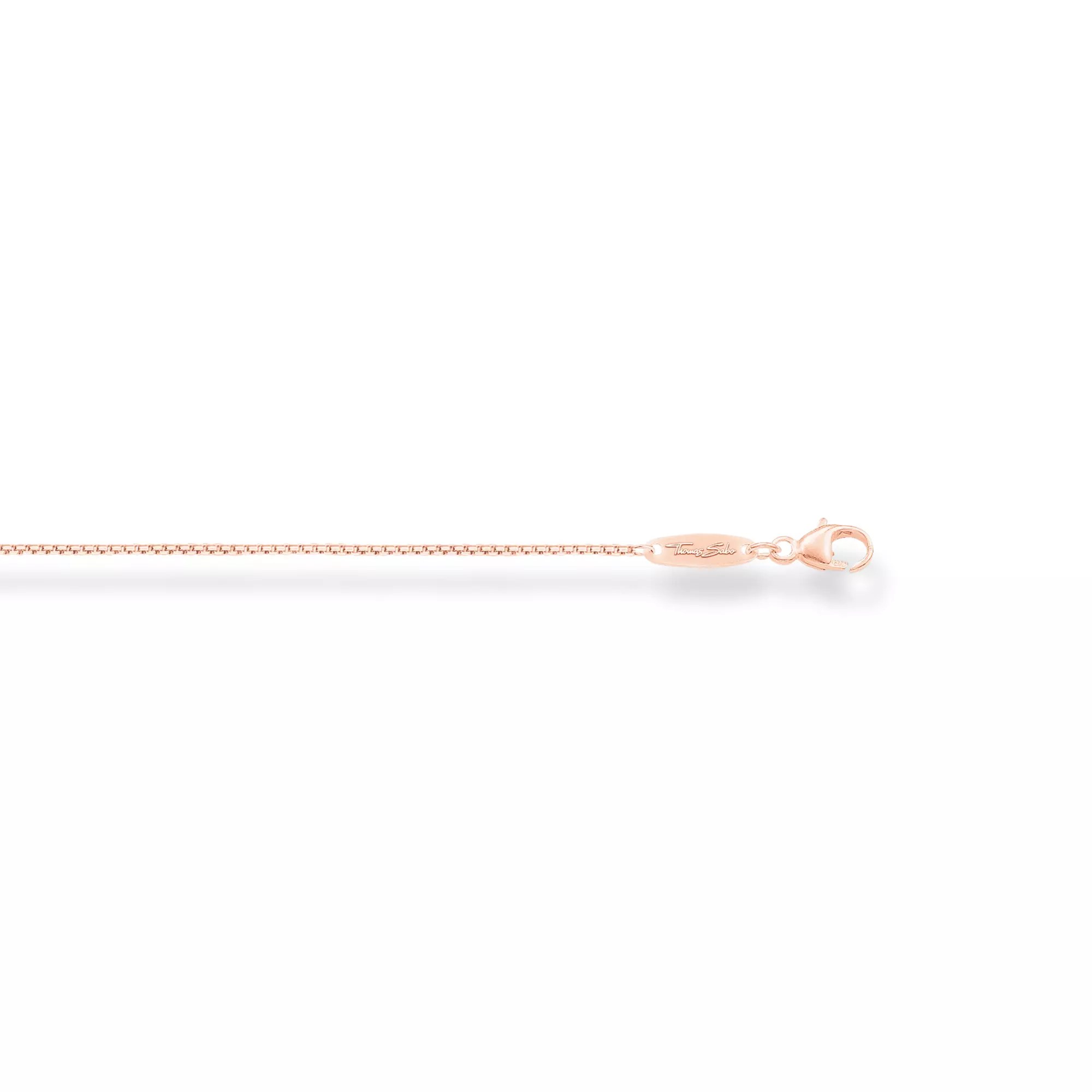 Thomas Sabo Kette - 38-40-42 cm - Silber vergoldet Roségold – Ansicht 2