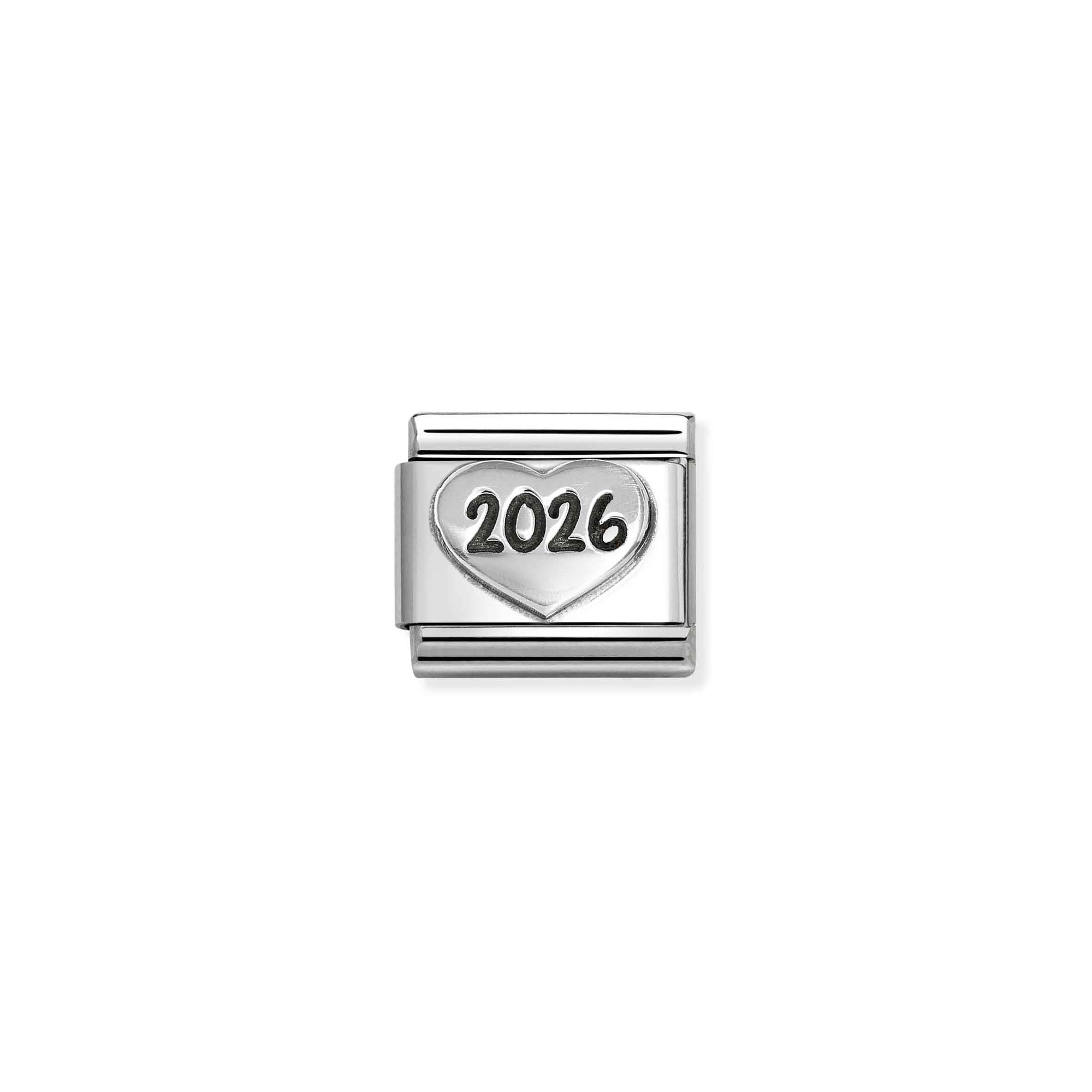 Nomination Classic Sterling Silber charm - 2026 Herz – Ansicht 2
