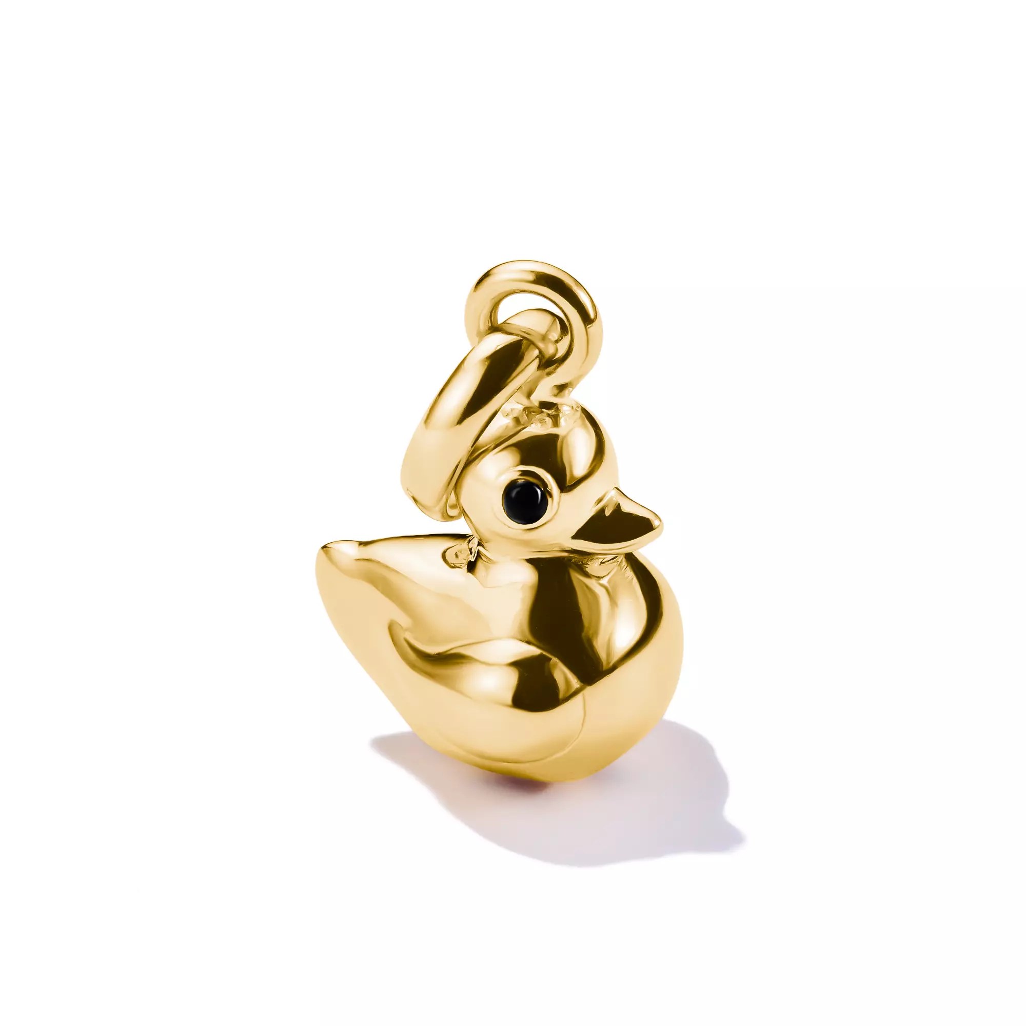 Thomas Sabo Connect - Ente - Charm mit Öse - Silber & Gelbgold Verg. + Kaltemail – Ansicht 2