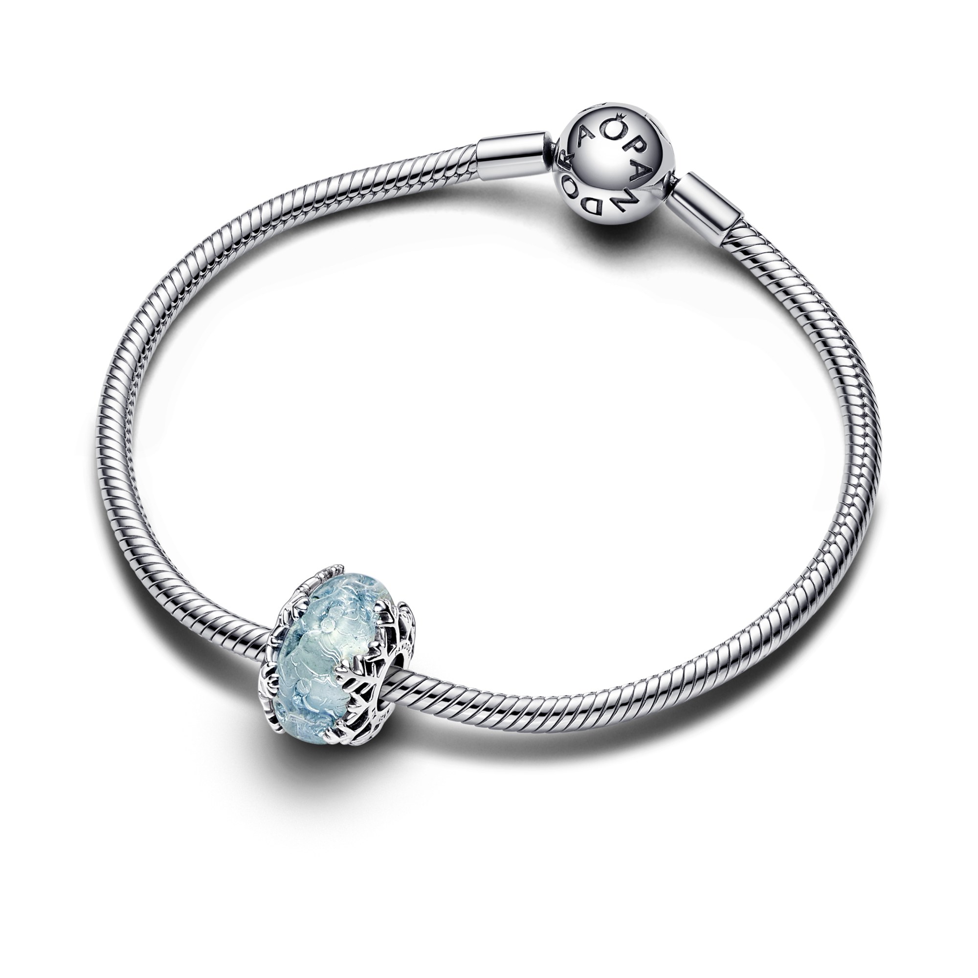 Pandora charm - Sterling Silber - Glas - Blau – Ansicht 2
