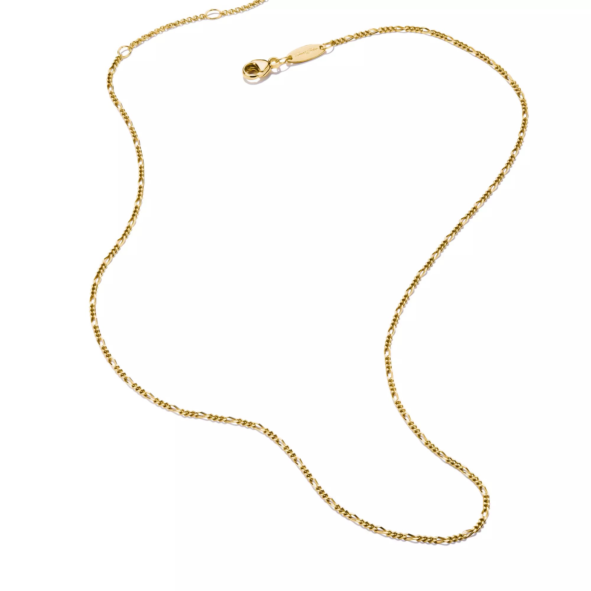 Thomas Sabo Figaro Kette Silber & Gelbgold Verg. - 45 cm – Ansicht 2