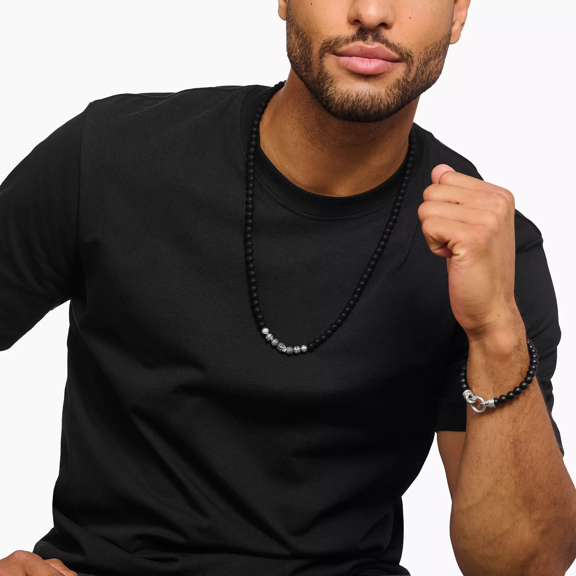 Thomas Sabo Kette - SCHWARZ - Rebel Basics 70 cm – Ansicht 3