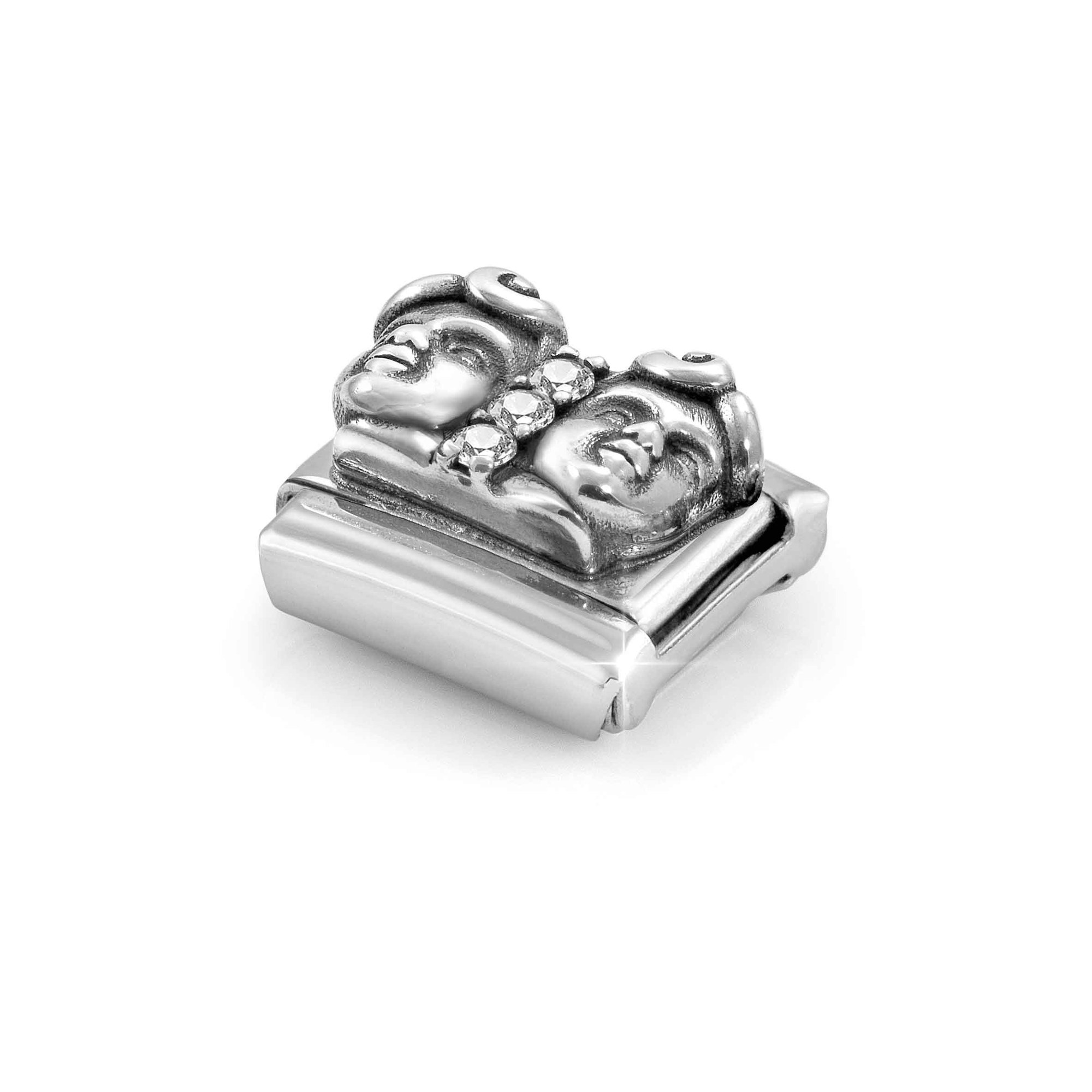 Nomination Sterling Silber Sternzeichen - Zwilling - Zirkonia - Element Classic Silber – Ansicht 5