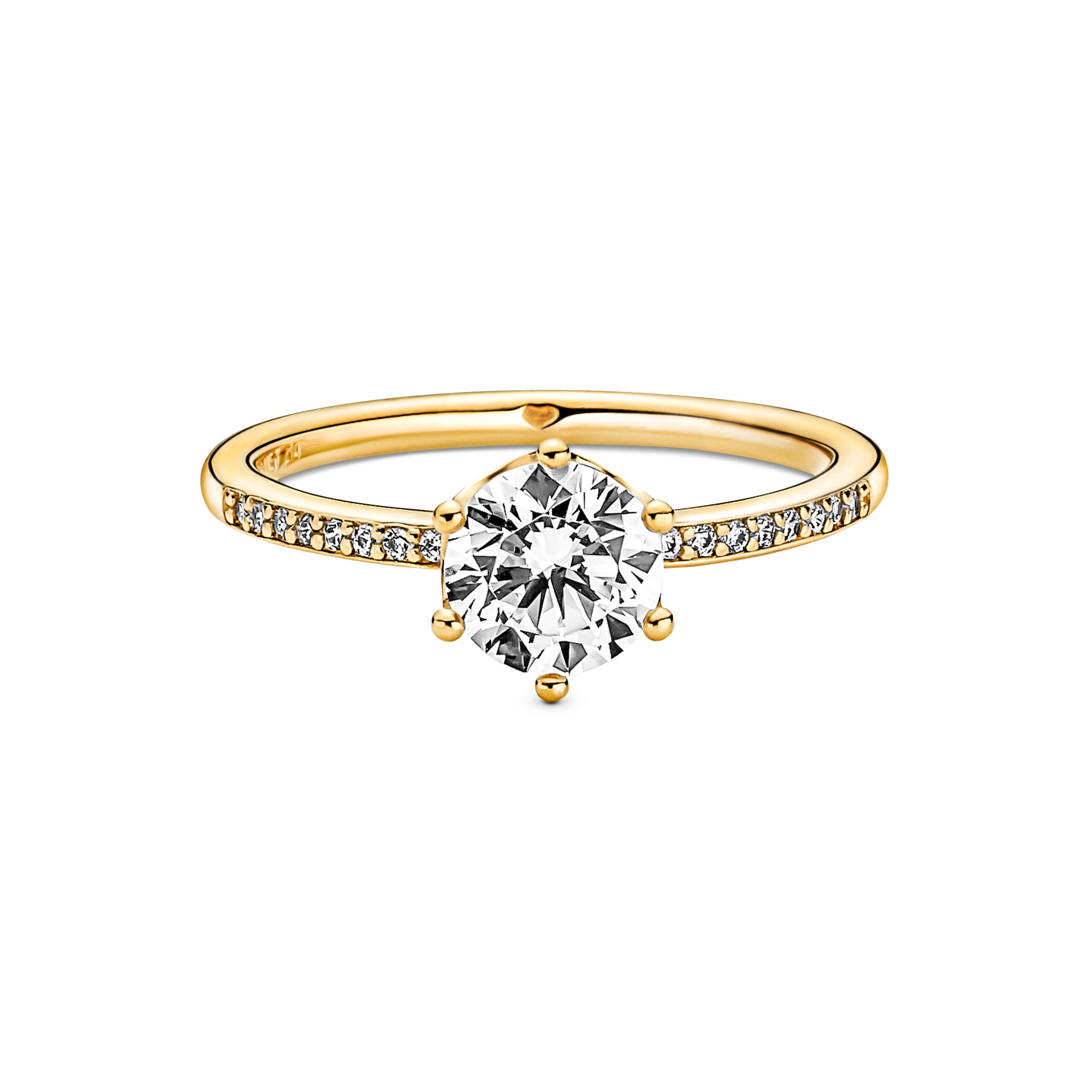 Pandora 168289C01 Ring - Gelbgold Verg. - Zirkonia – Ansicht 3