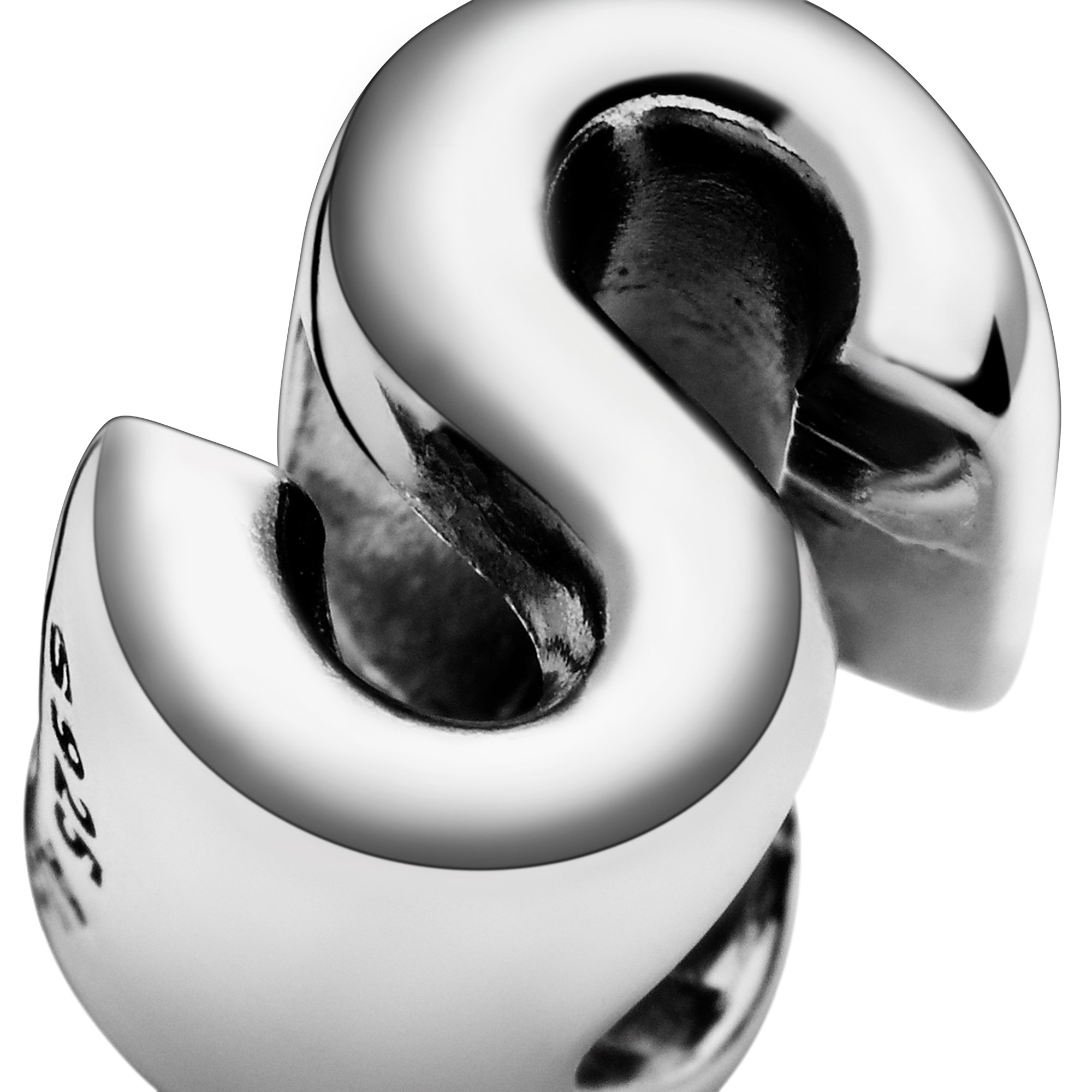 PANDORA Charm - Buchstabe S - Letter S - 925 Sterling Silber – Ansicht 4