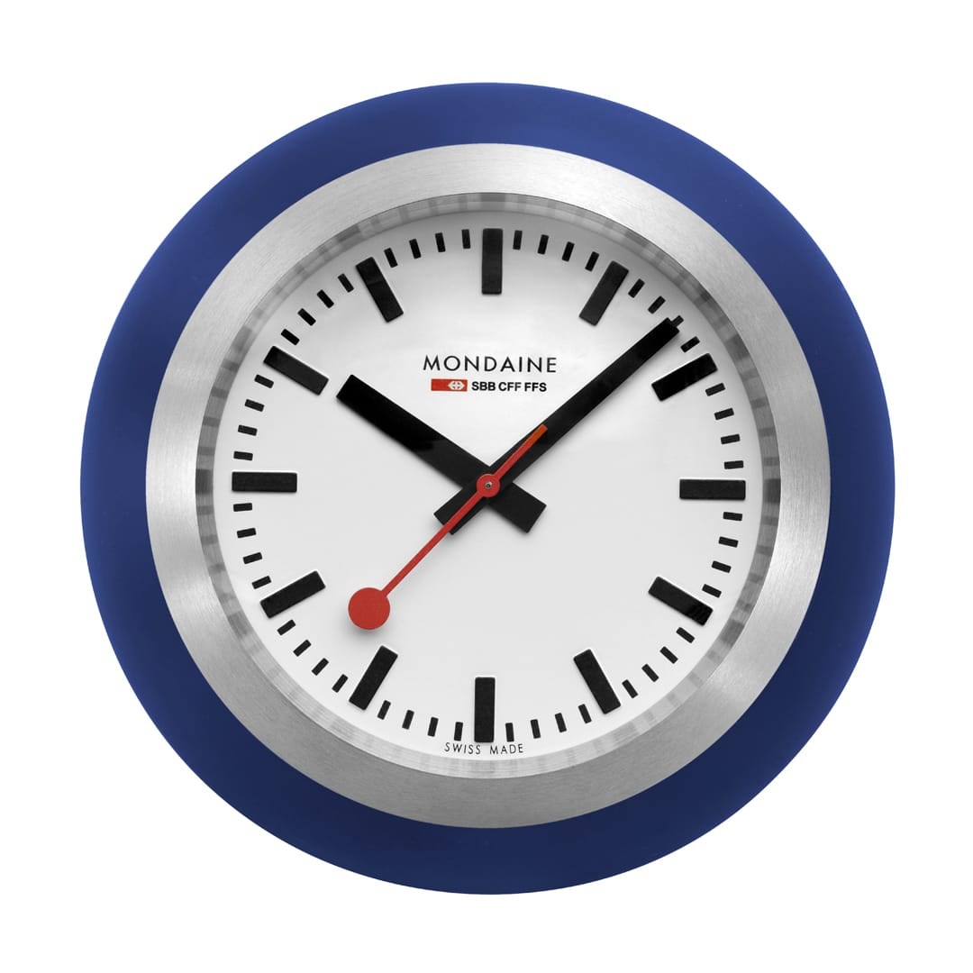 Mondaine Tischuhr Blau - Clocks - 6 cm – Ansicht 3
