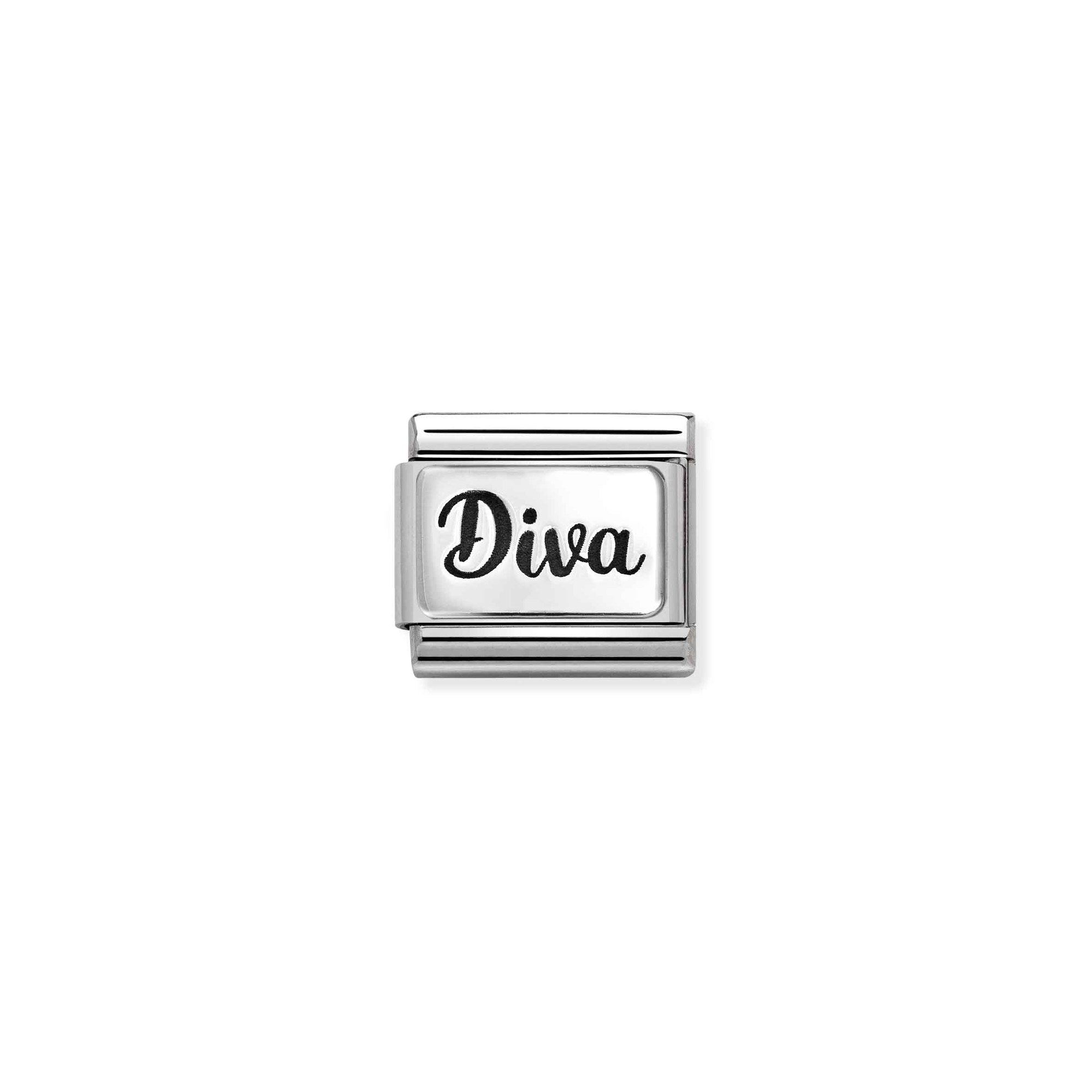 Nomination Composable Classic Charm Diva - Edelstahl, Sterling Silber