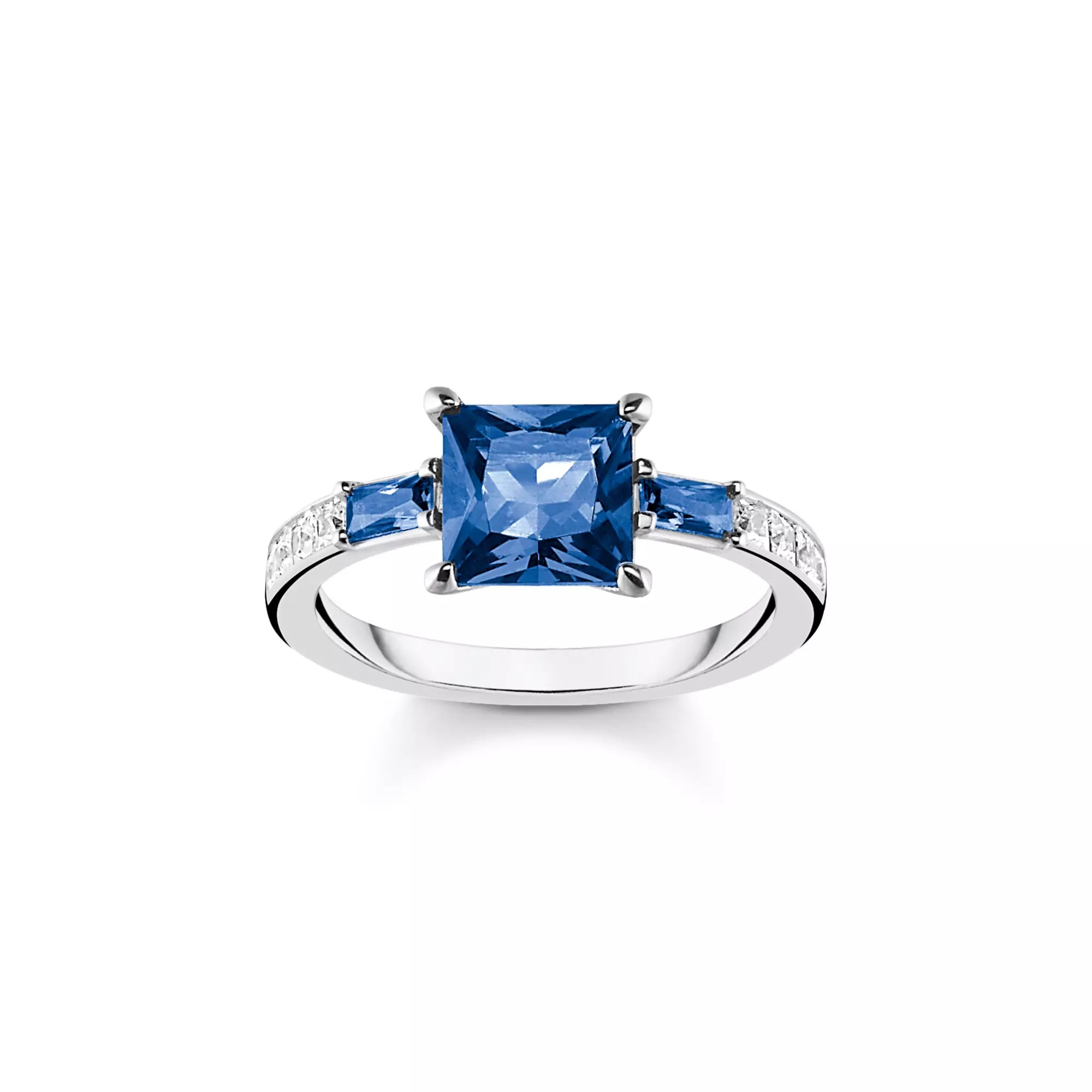 Thomas Sabo TR2380-166-1 Ring Sterling Silber - Glas-Keramik Stein - Zirkonia