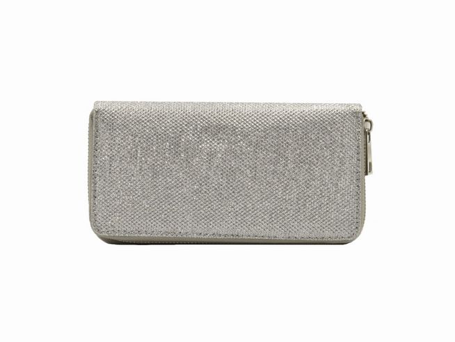 Silbernes Portemonnaie von Juwelier Harnisch, Maße 19x10x2 cm, elegant und praktisch zur Aufbewahrung von Geld und Karten, ideal für jeden Anlass.